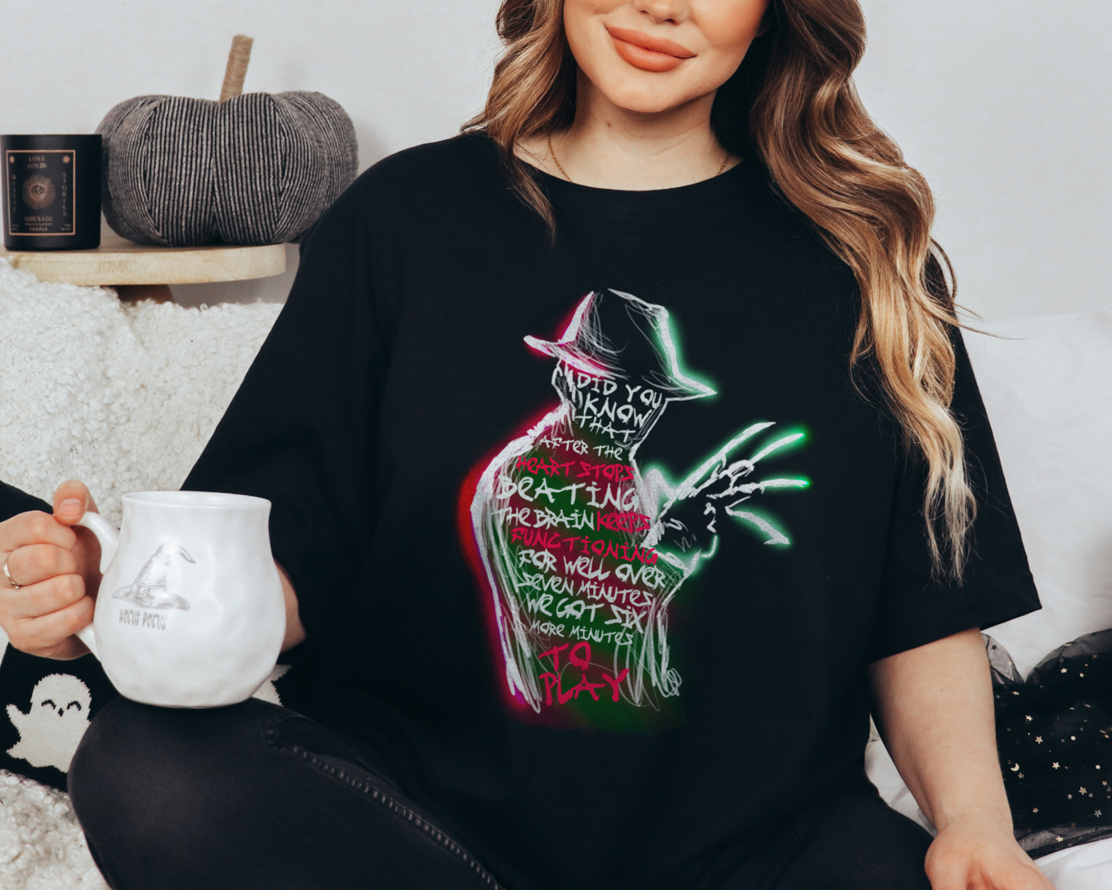 6 Minutes to Play Tee | Retro Horror Halloween Vibes