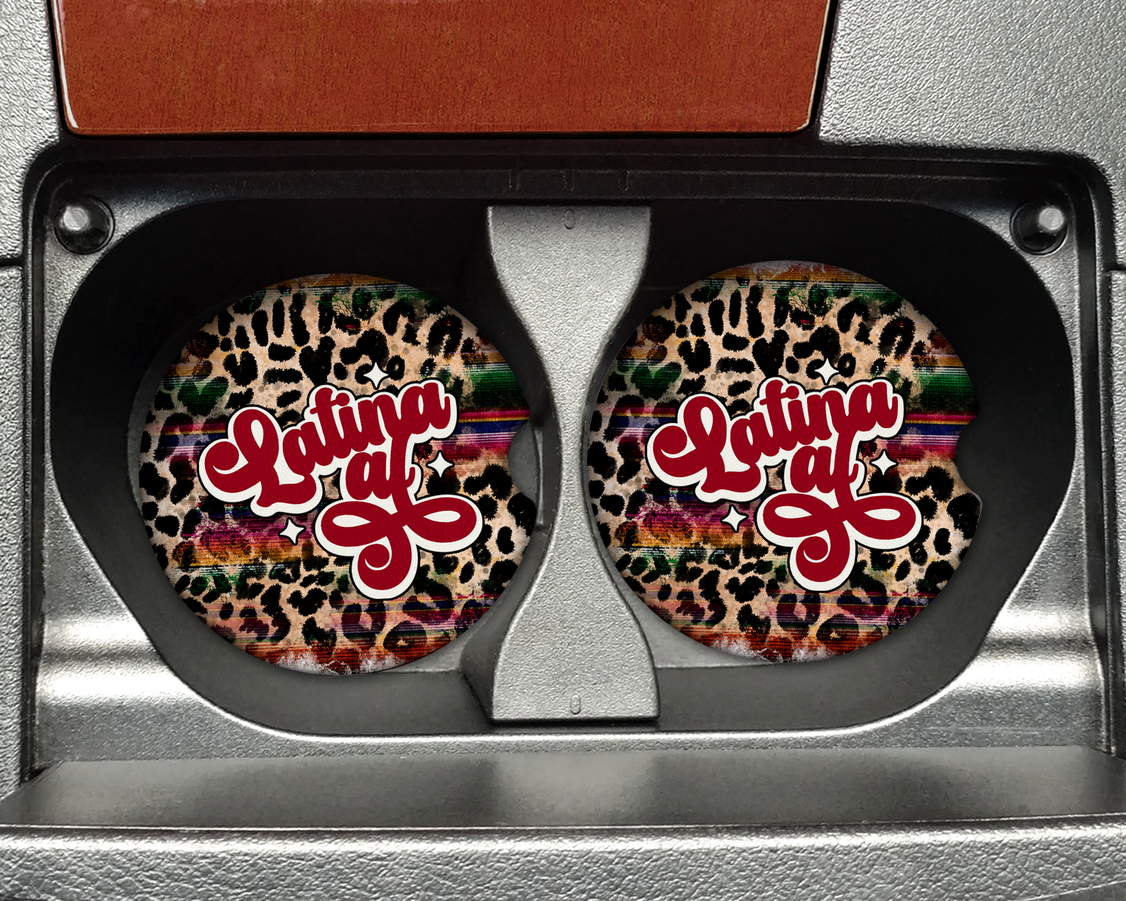 Latina AF Ceramic Car Coasters