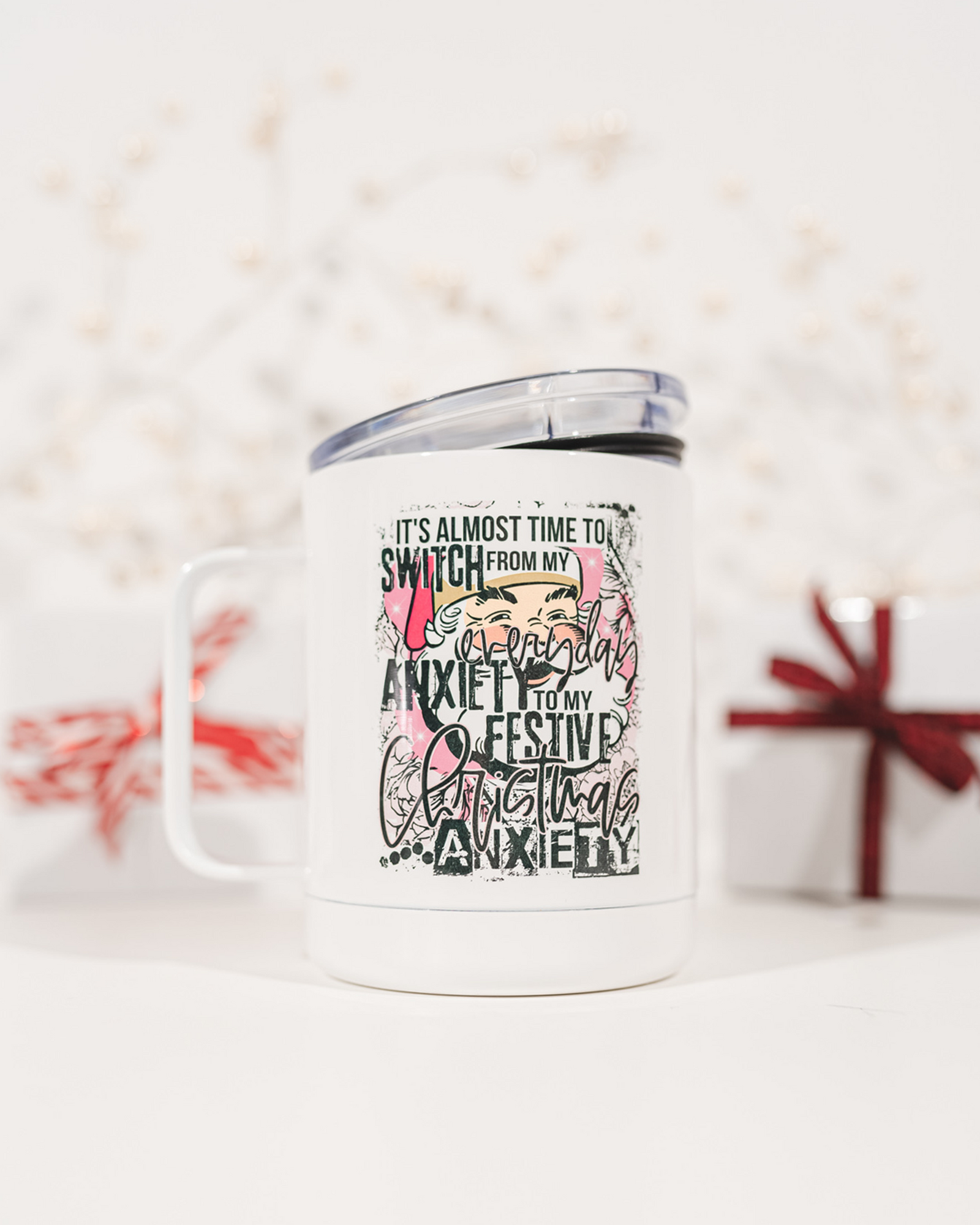 Christmas Anxiety Metal Mug