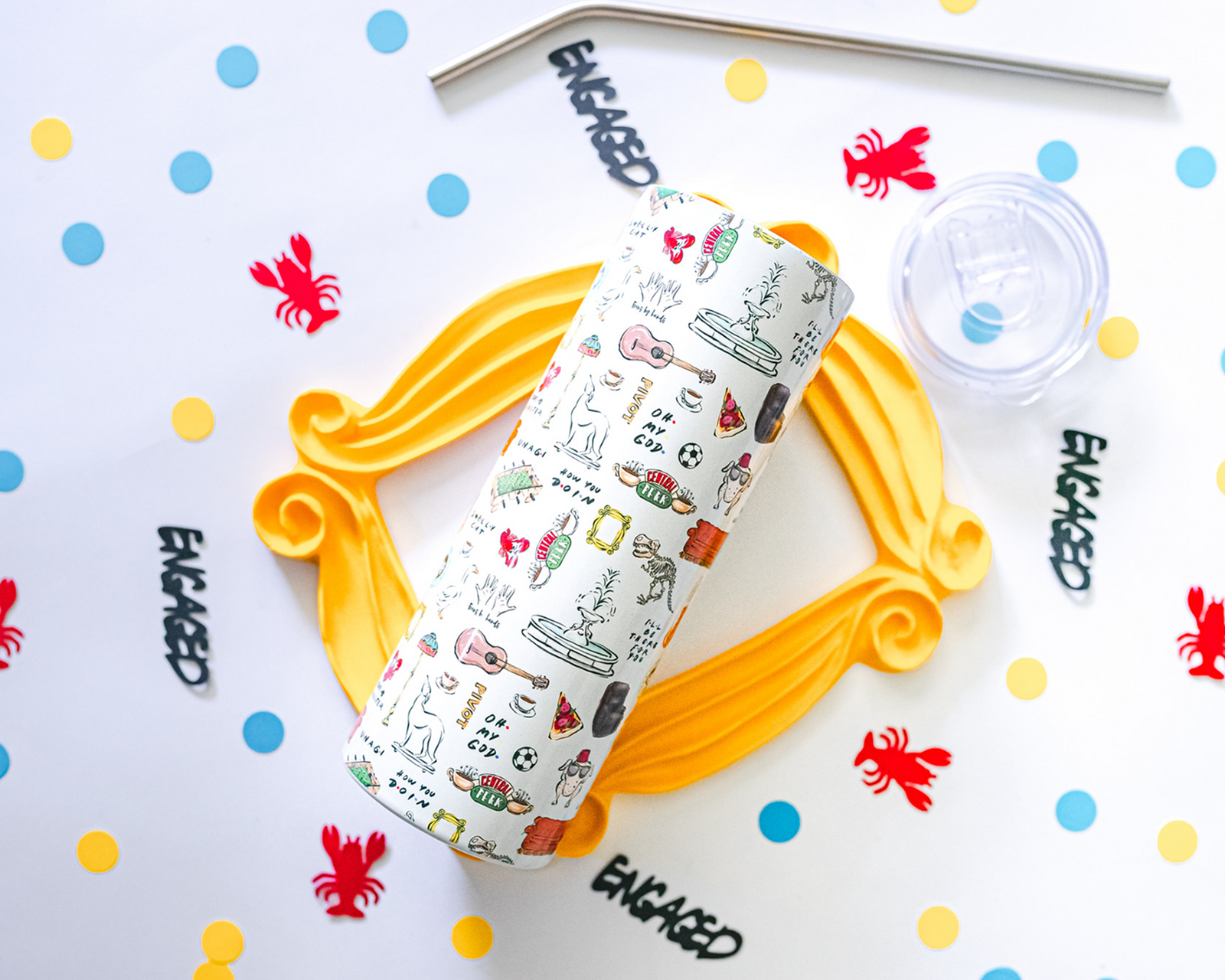 Friends Skinny Tumbler