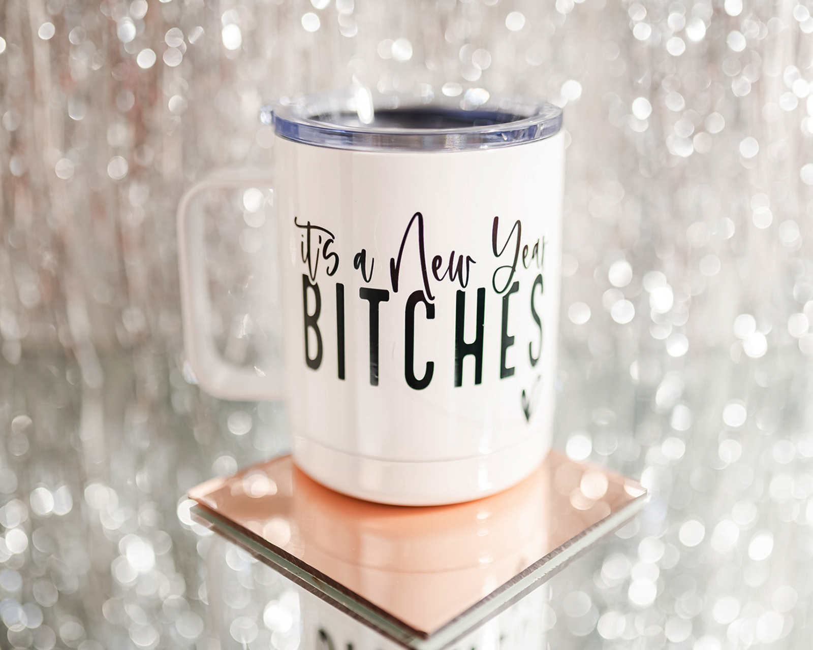 New Year Metal Mug