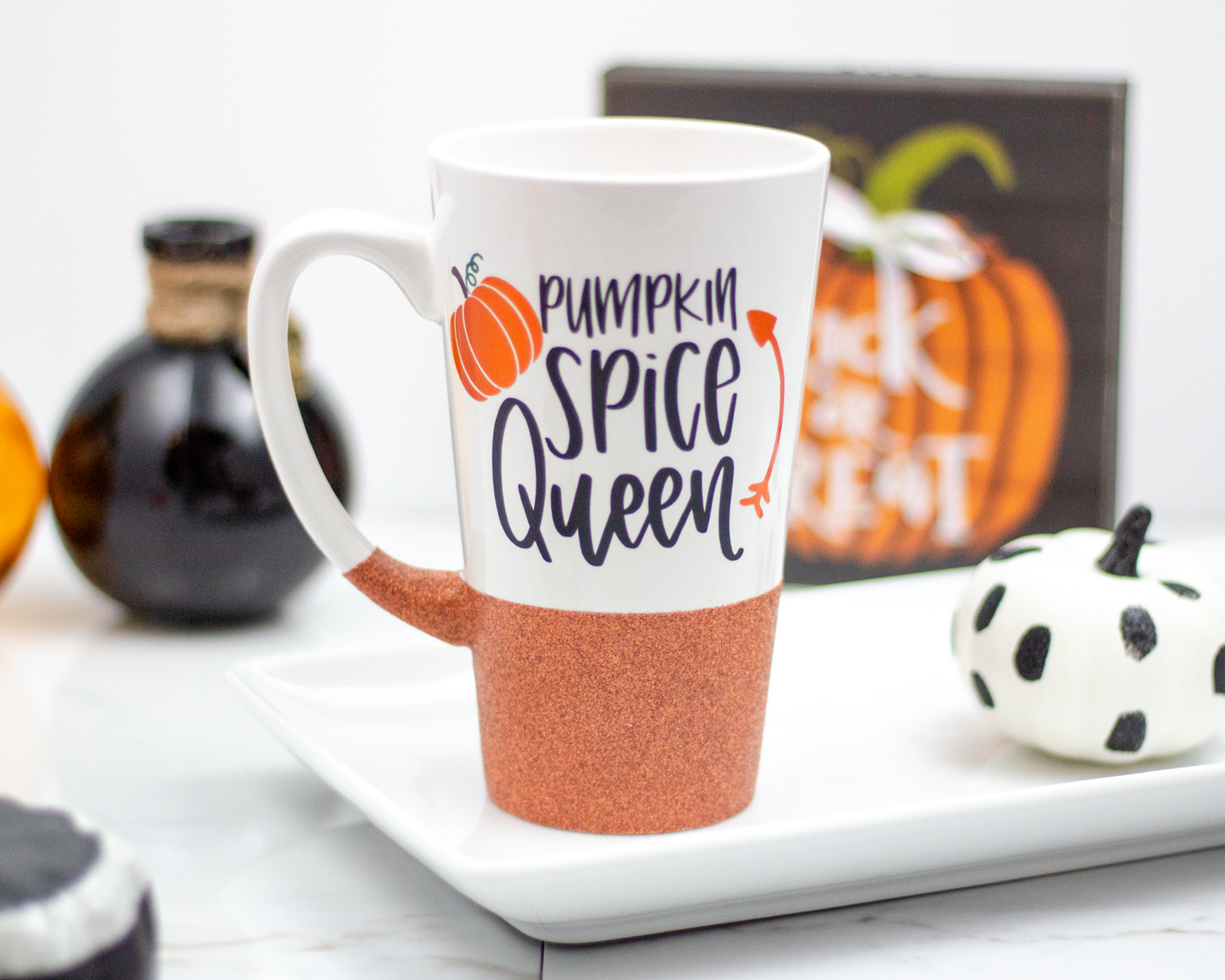 Pumpkin Spice Queen Latte Mug