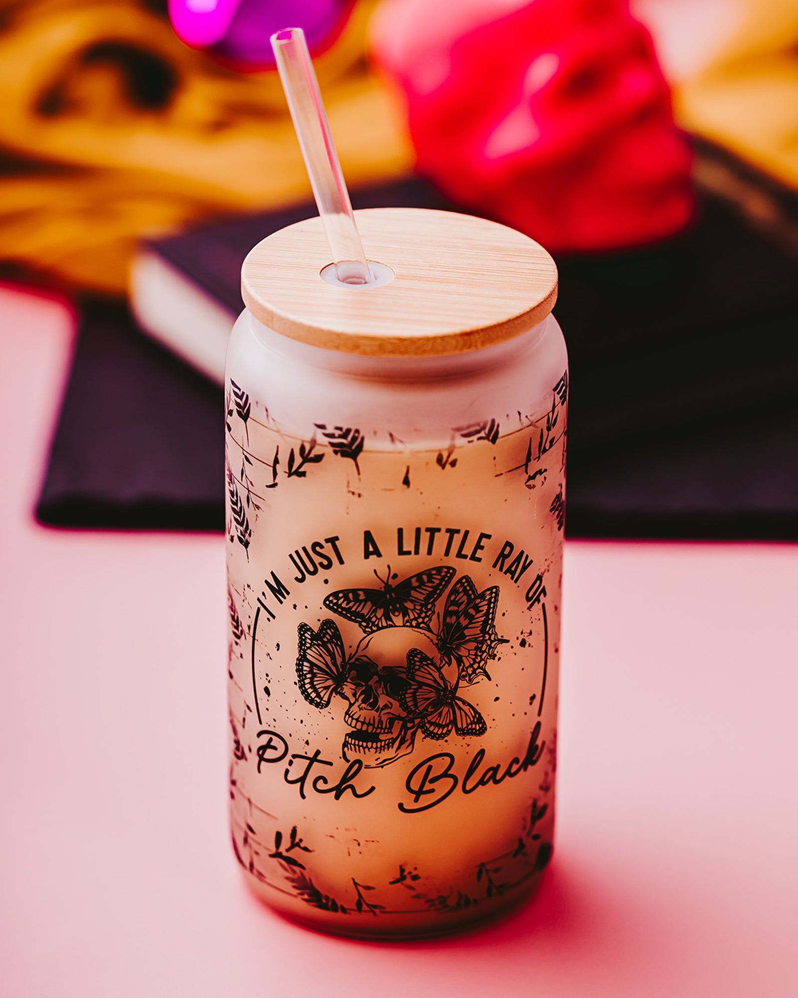 I'm Just A Little Ray Glass Can Tumbler