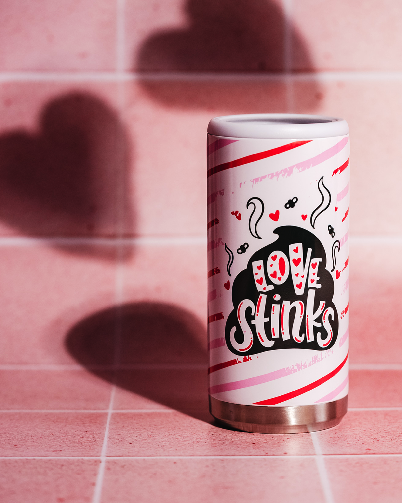 Love Stinks Skinny Can Cooler