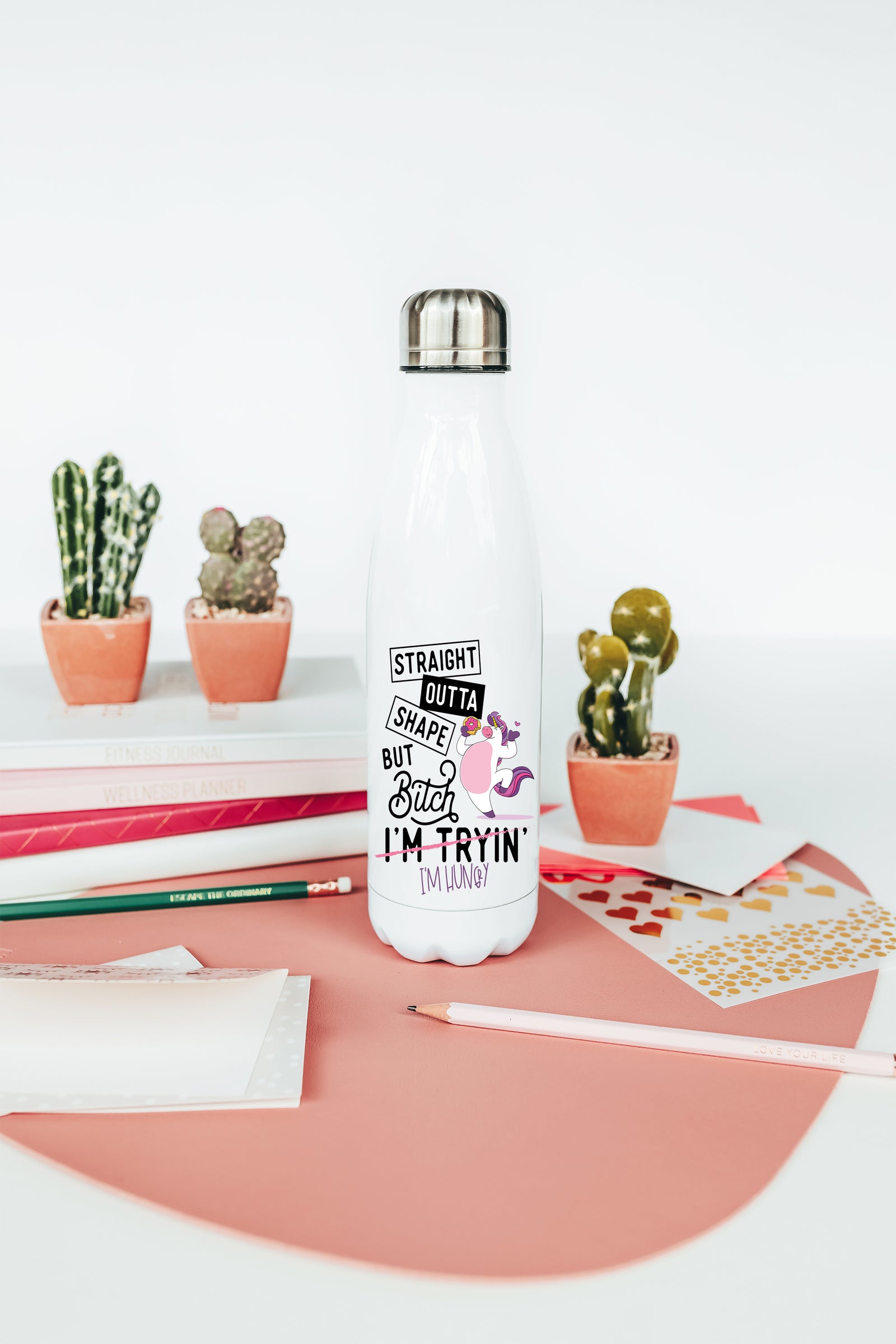 Straight Outta Shape Bitch Water Bottle