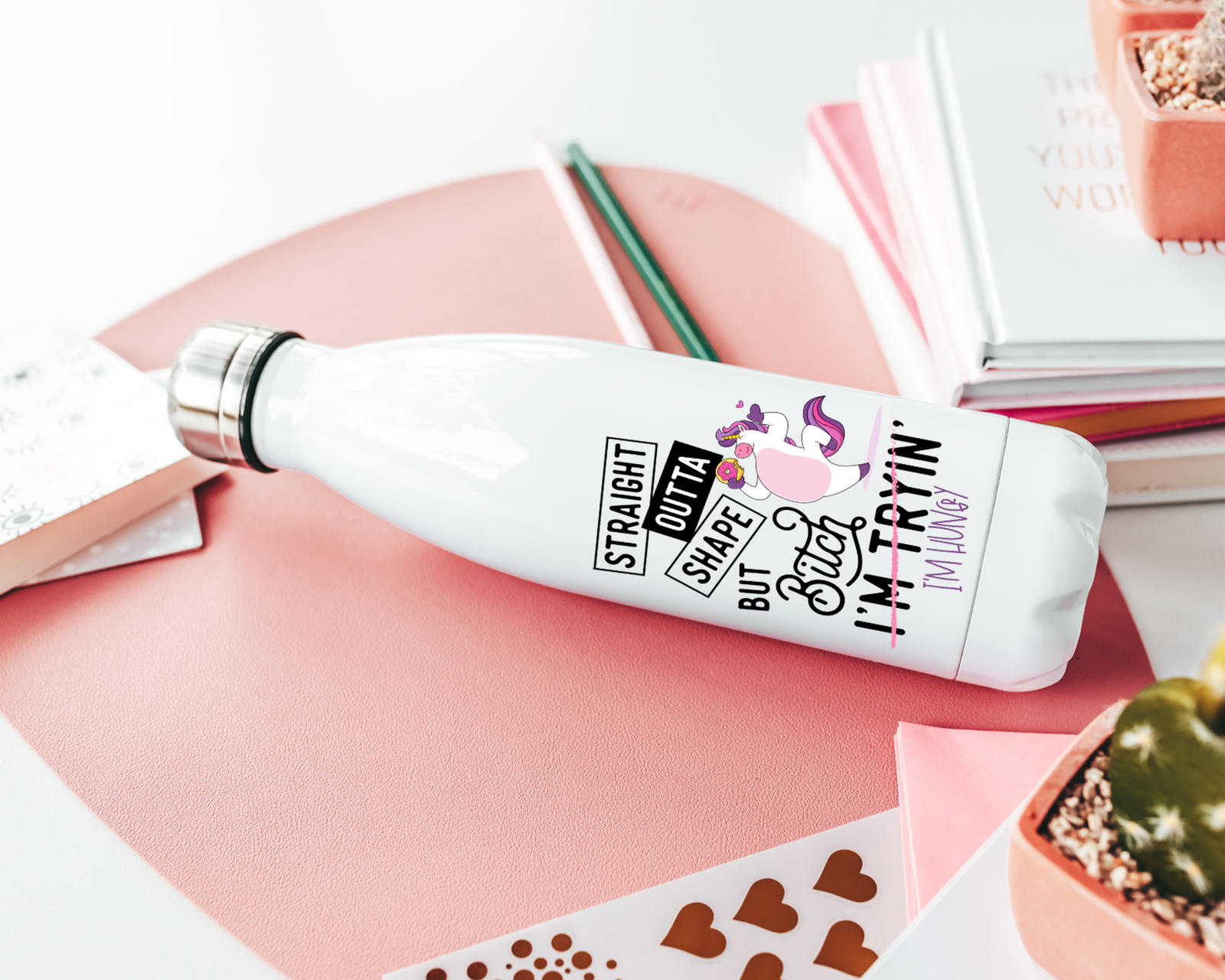 Straight Outta Shape Bitch Water Bottle