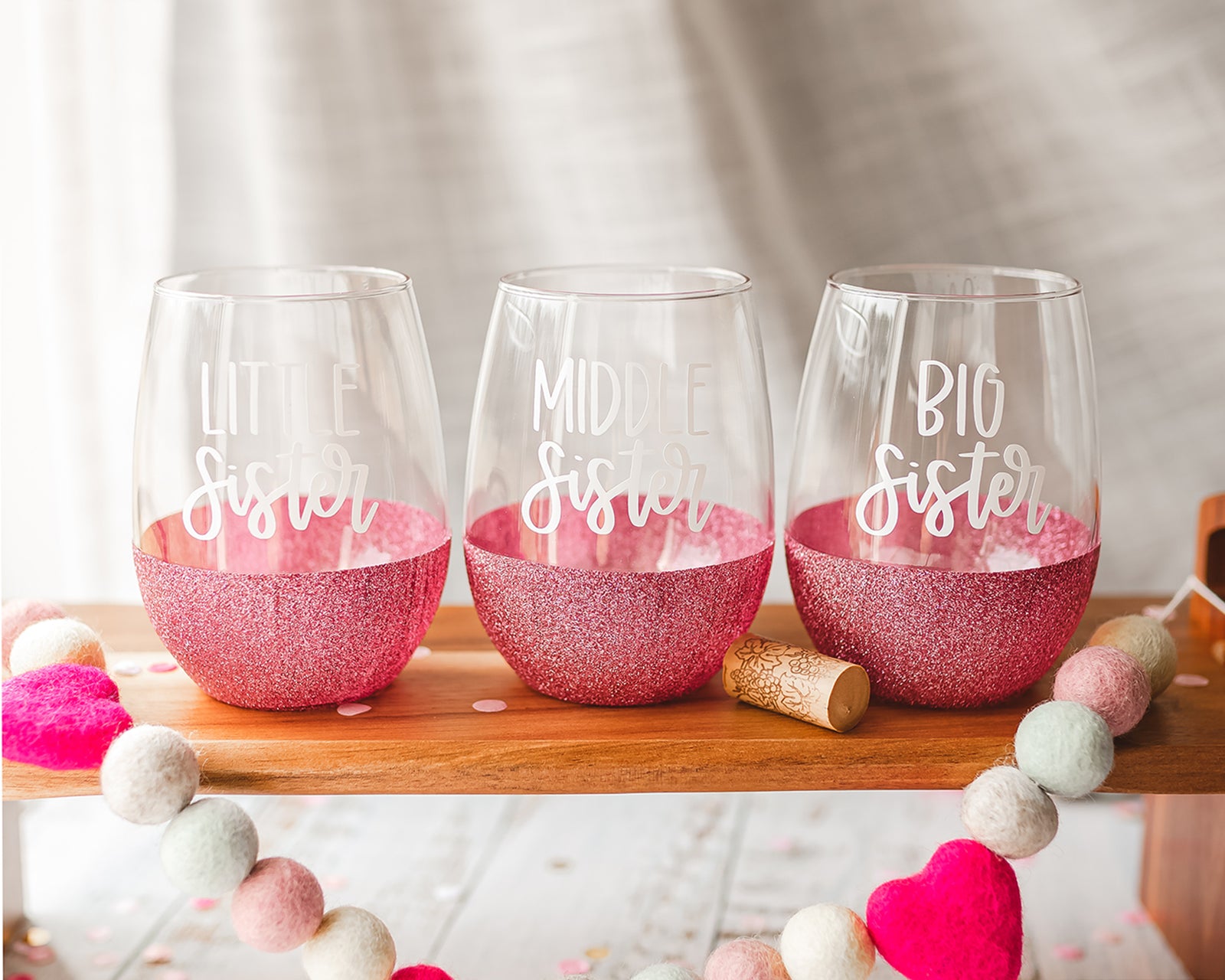 Sister Wine Glasses