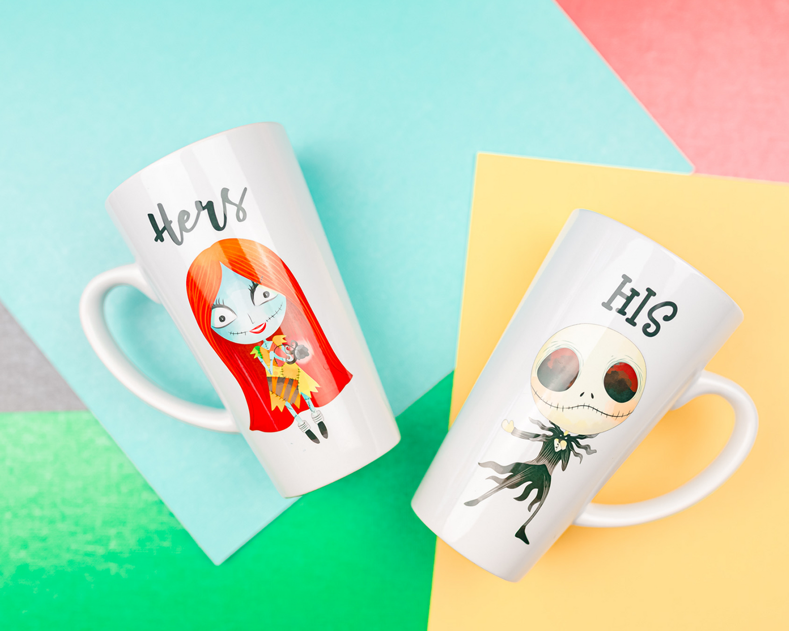 Nightmare Before Christmas His & Hers Mug Set