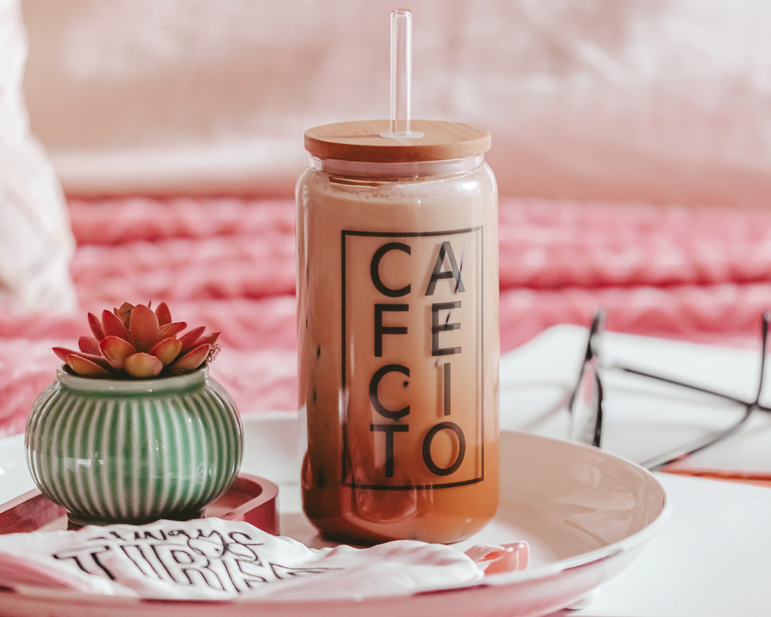 Cafecito Glass Tumbler