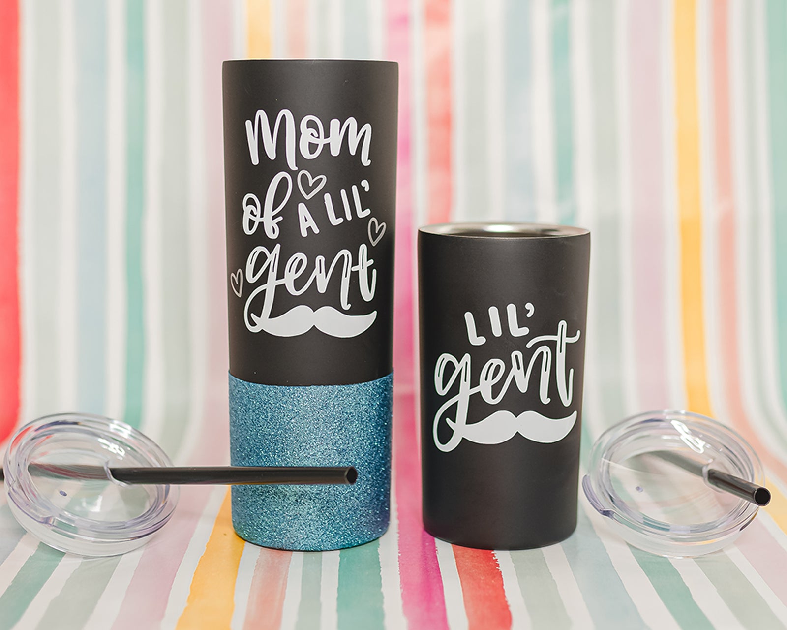 Lil Gent Mommy and Me Tumblers