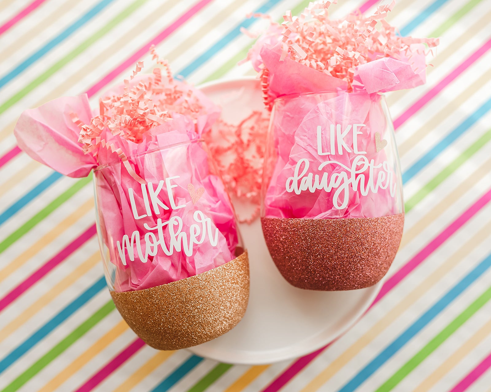 Like Mother Like Daughter Wine Glasses