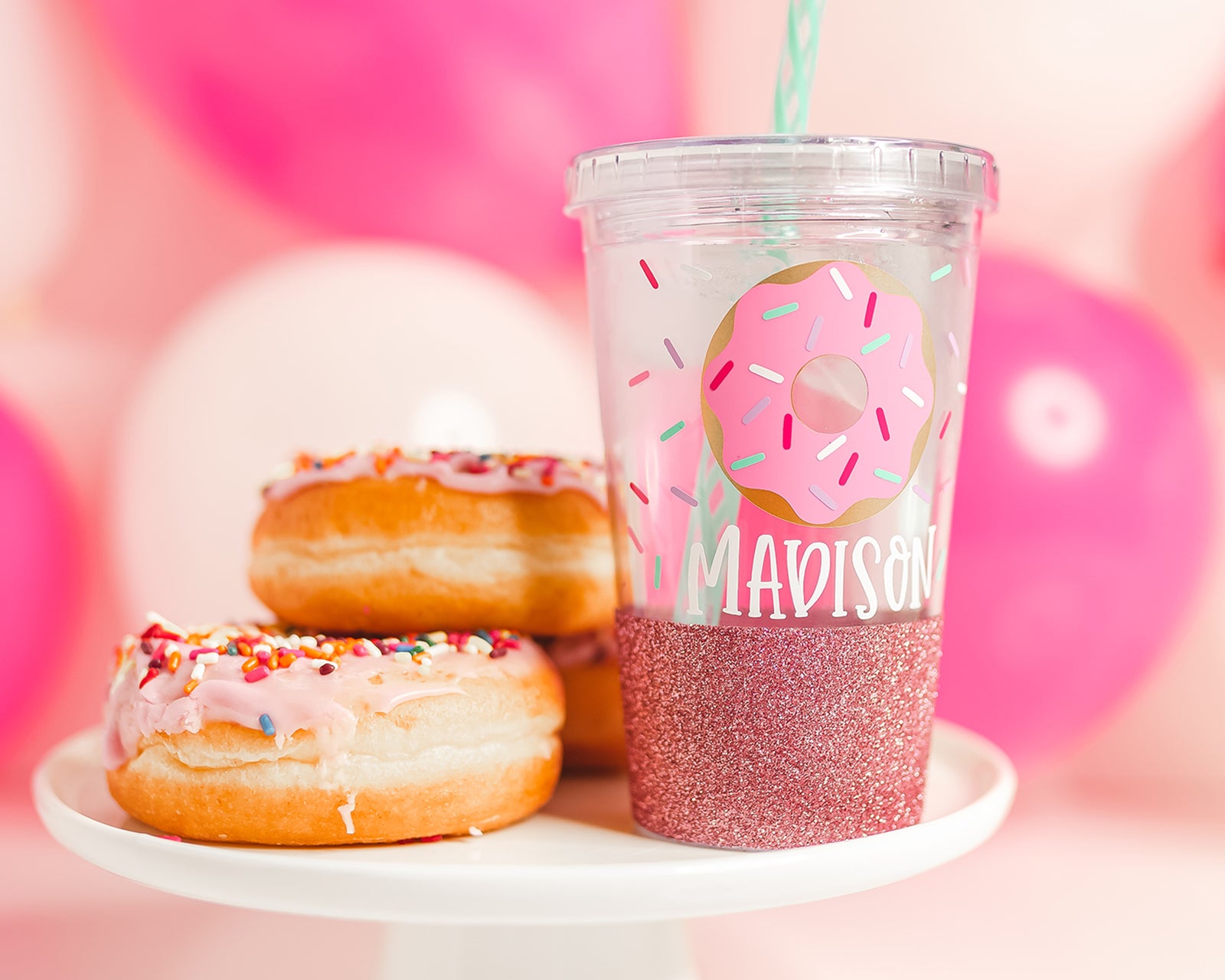 Mommy and Me Matching Donut Tumblers