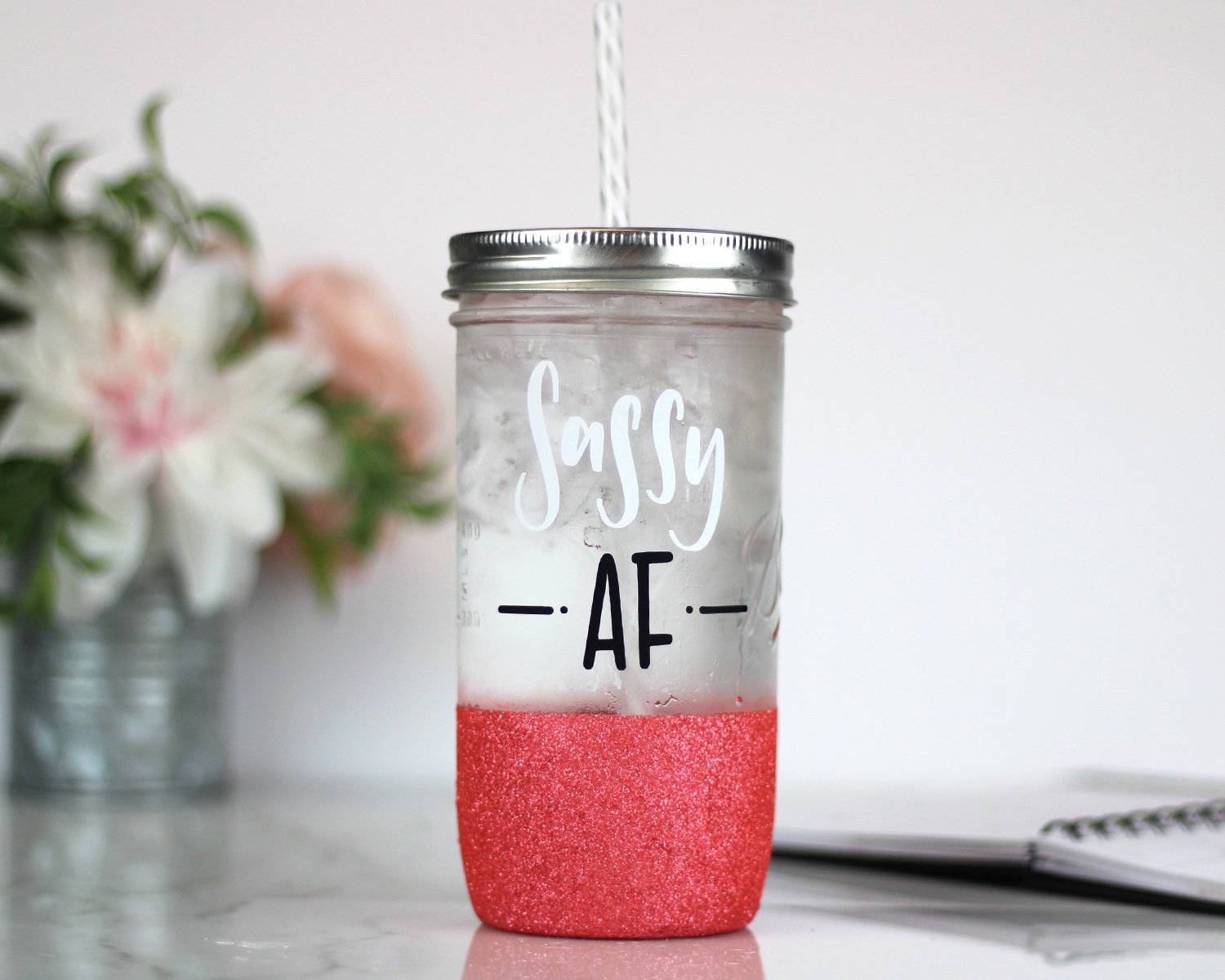 Sassy AF Mason Jar Tumbler