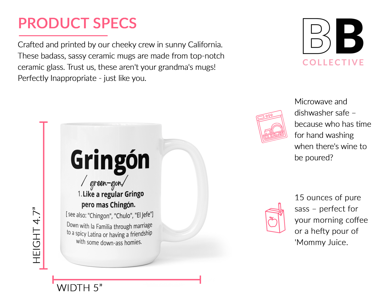 Gringón Mug – Funny Latino Gift for Him