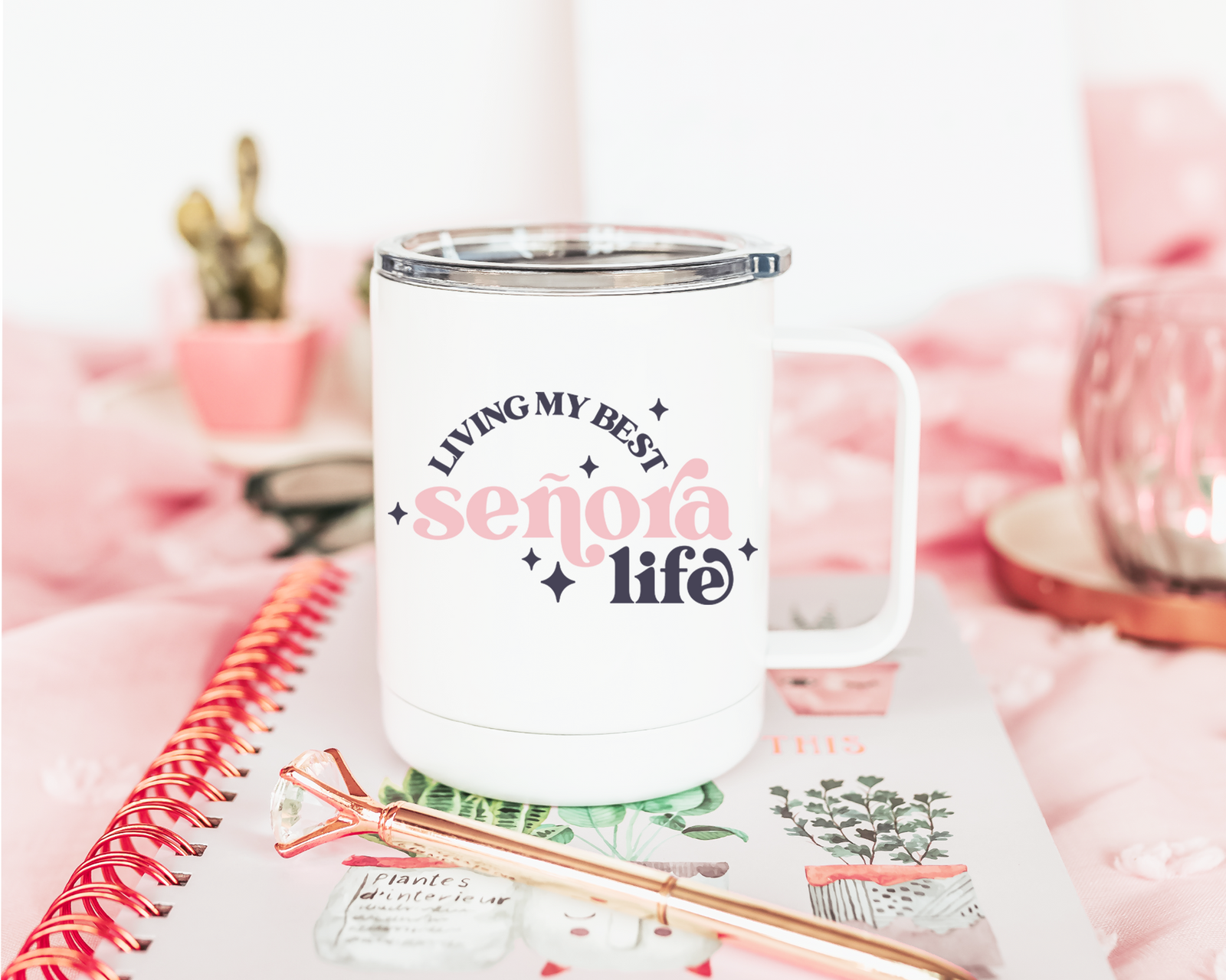 Living My Best Senora Life Metal Mug