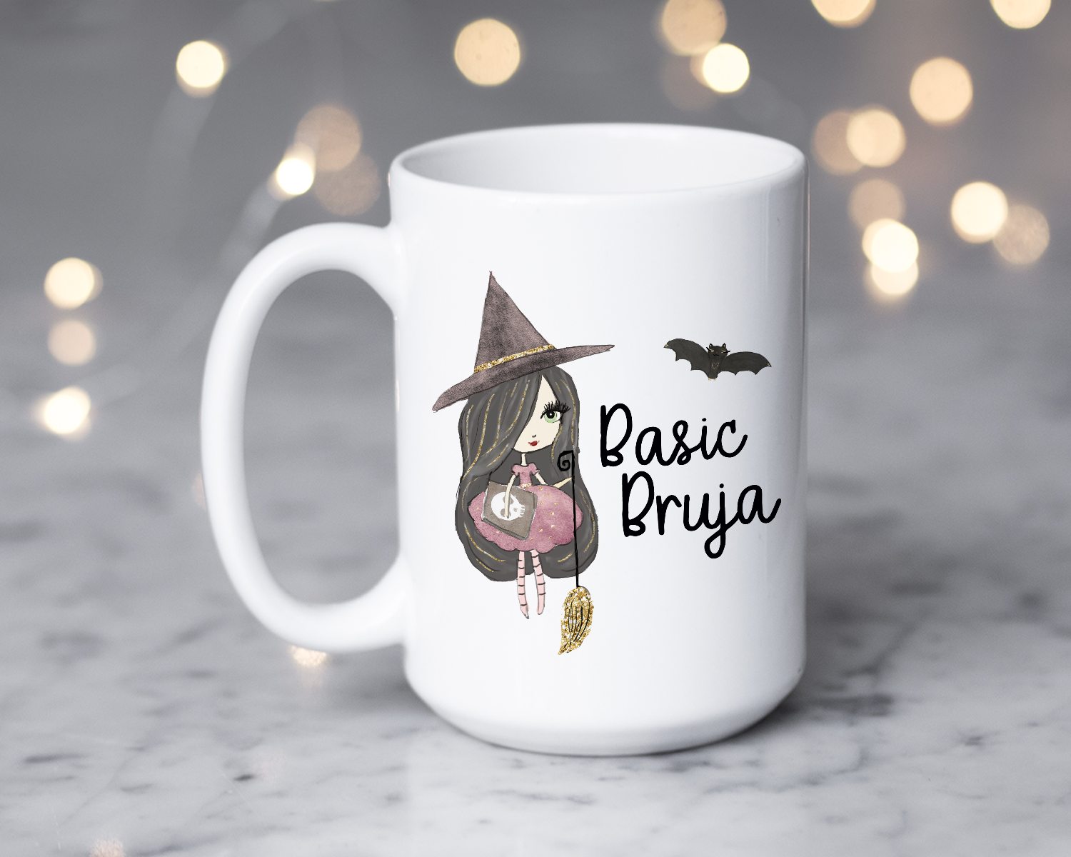 Basic Bruja Halloween Coffee Mug