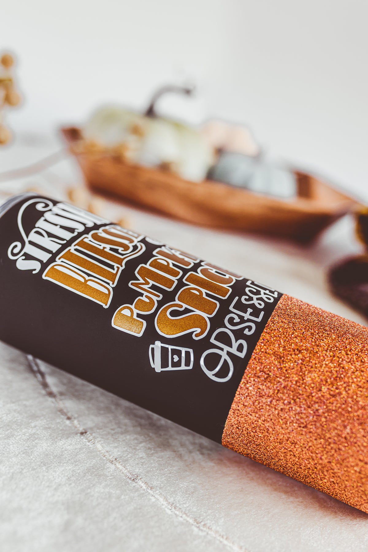 Pumpkin Spice Obsessed Skinny Tumbler