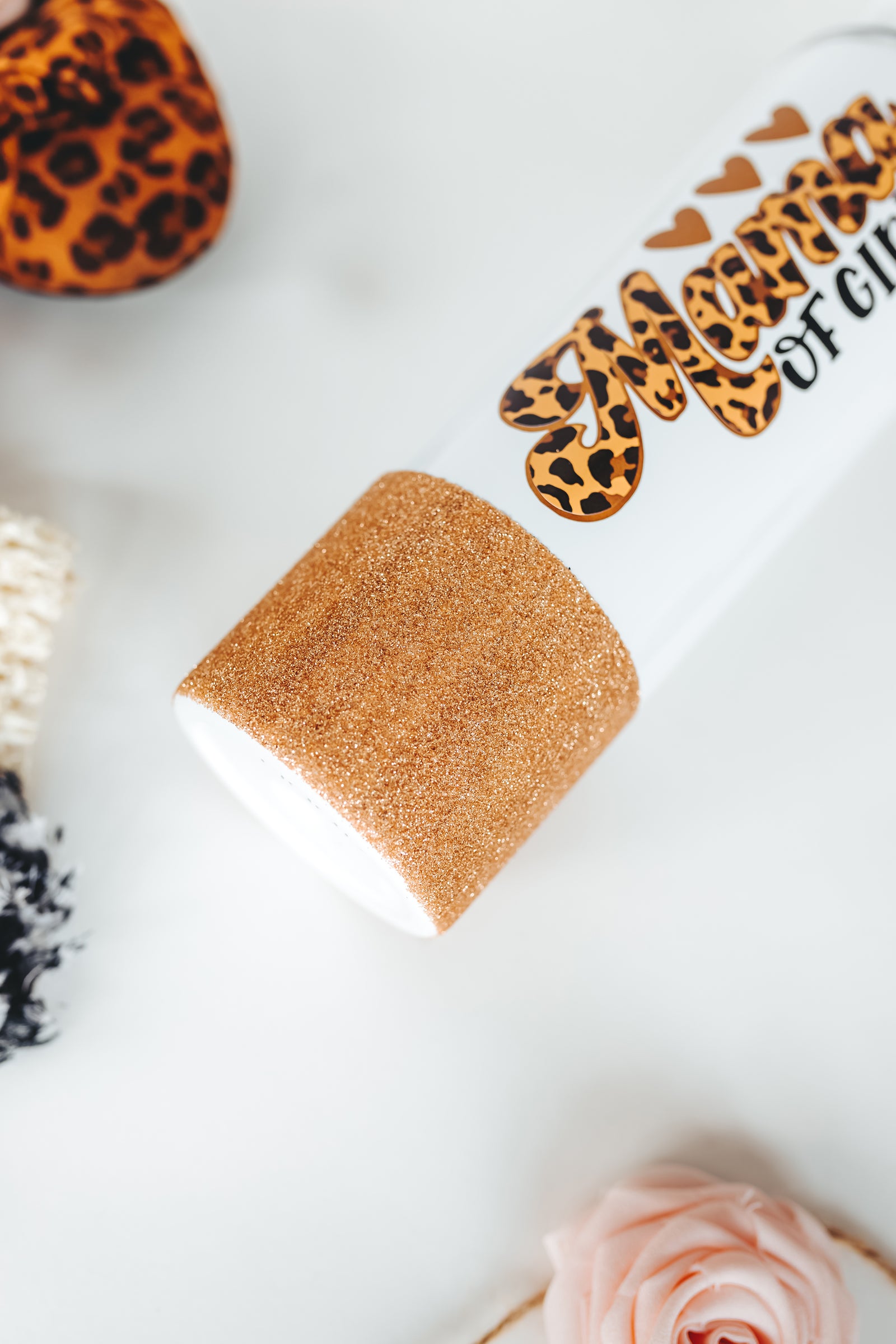 Mama of Girls Skinny Tumbler