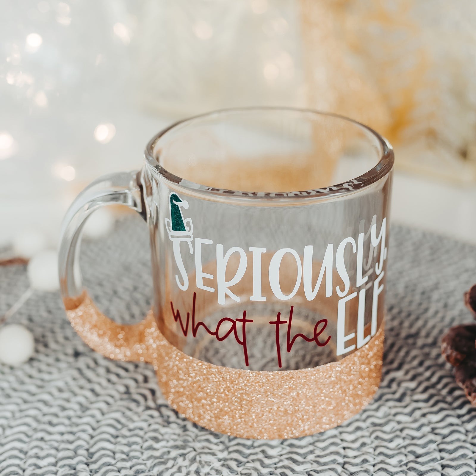 What The Elf Glass Mug