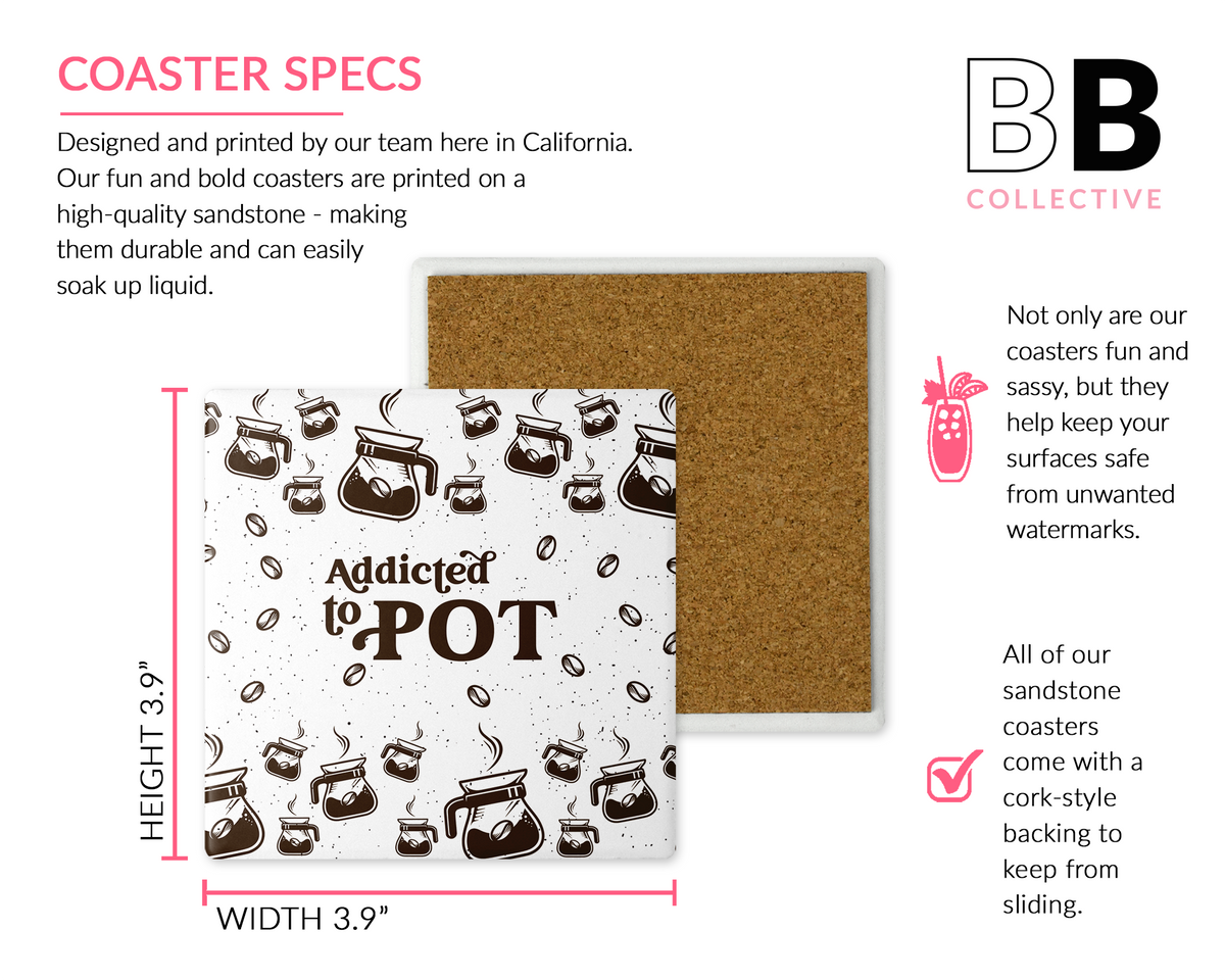 Addicted to Pot Mouse Pad