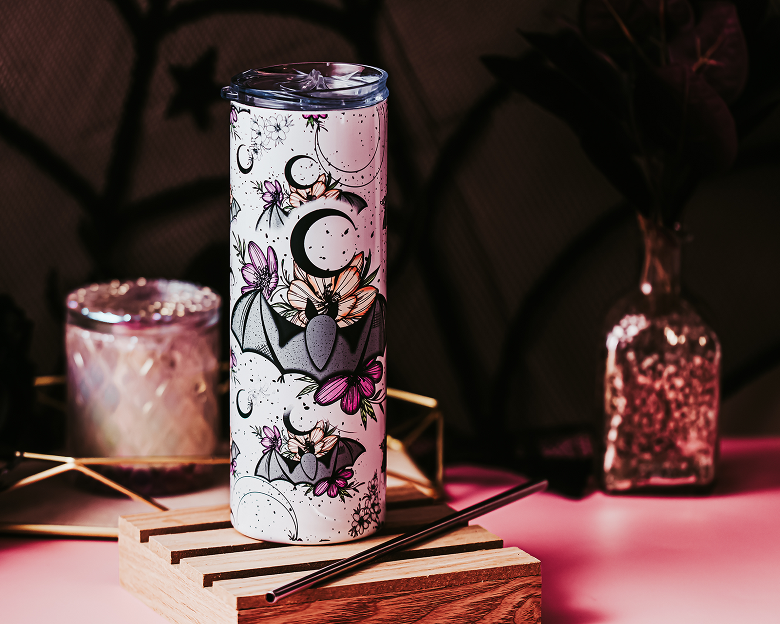 It's Freakin' Bats Skinny Tumbler