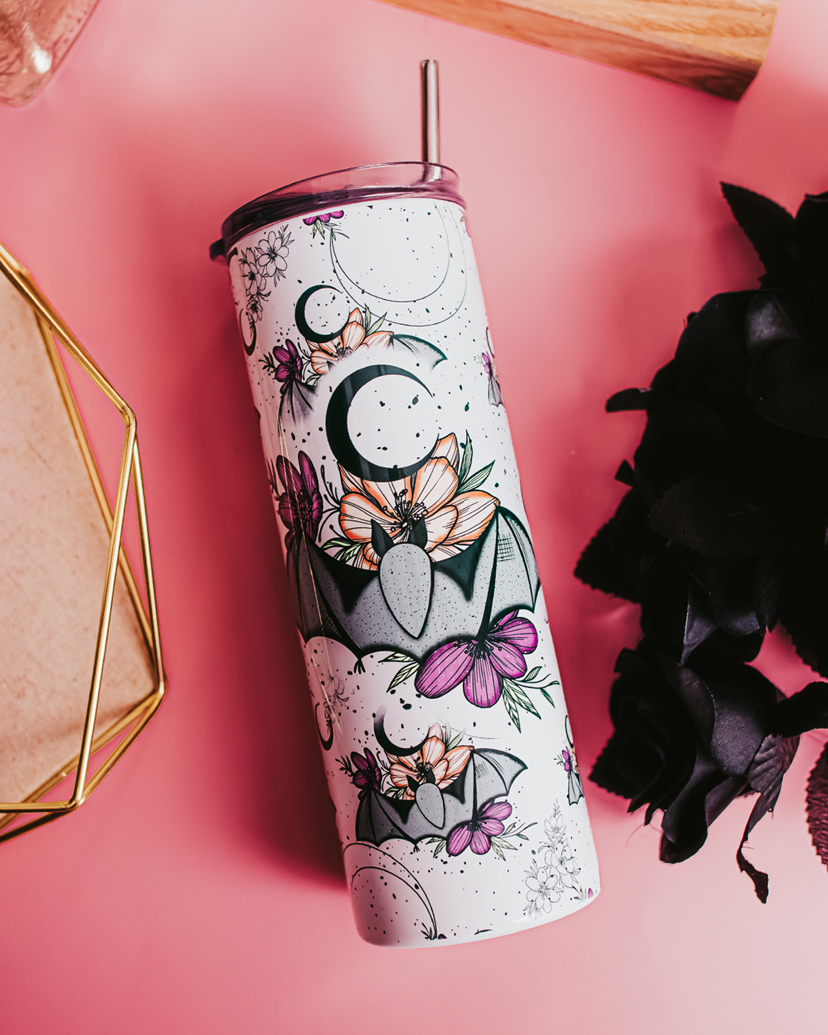 It&#39;s Freakin&#39; Bats Skinny Tumbler