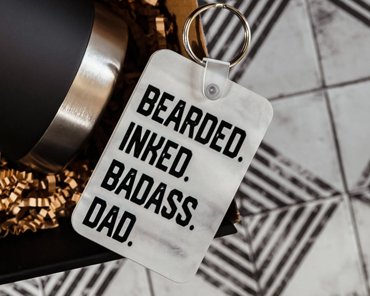 Badass Dad Keychain