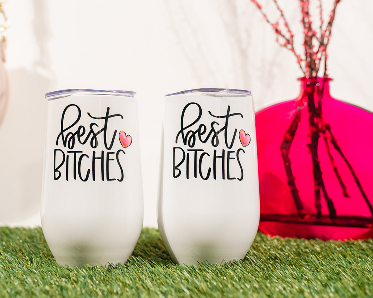 Best Bitches Wine Tumbler Set