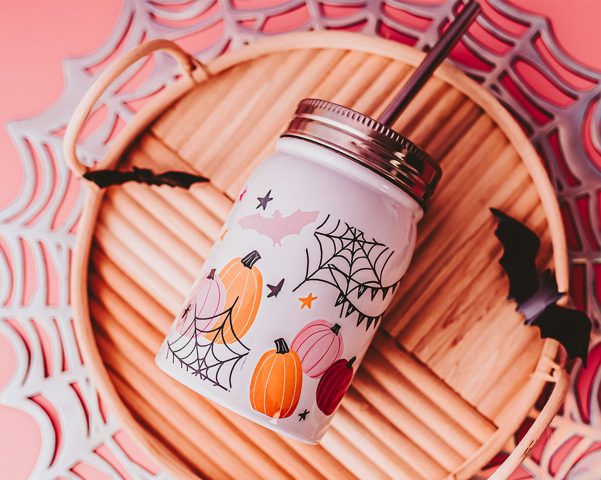 Boo Bitch Mason Jar Tumbler