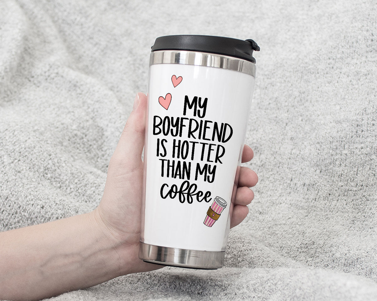 My Husband Is Hotter Travel Tumbler