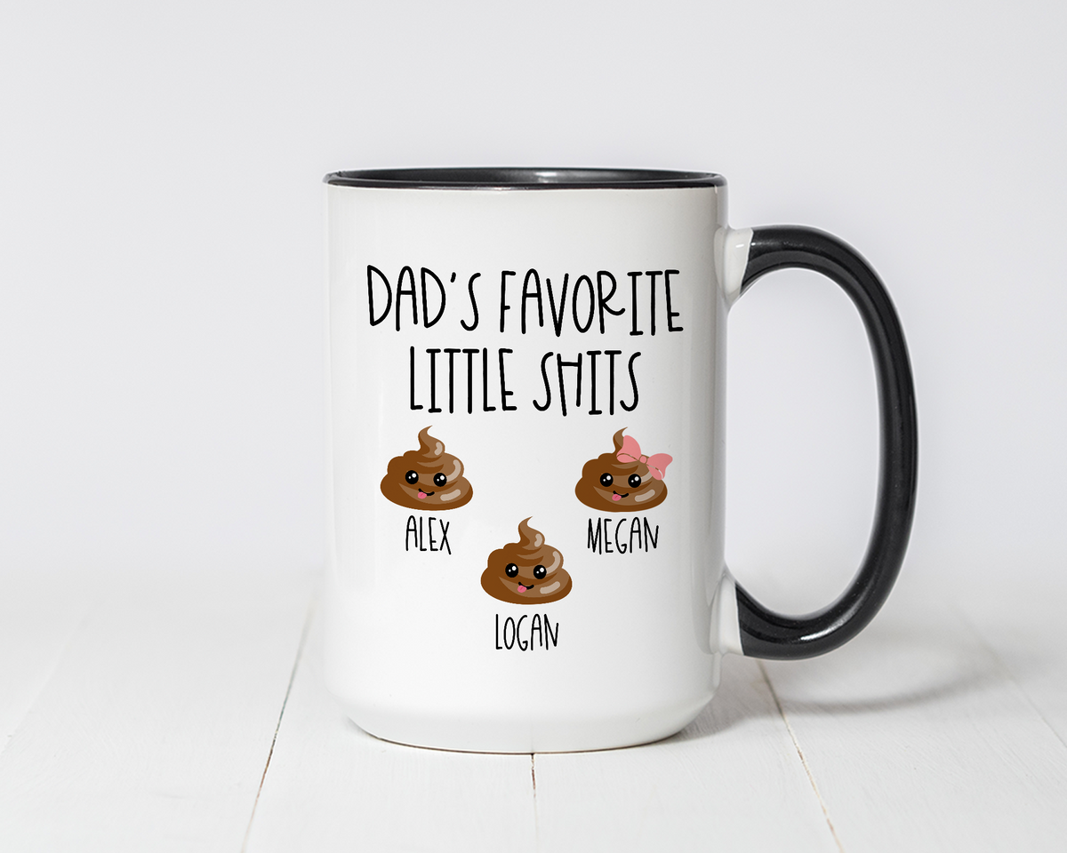 Dad&#39;s Favorite Little Turds Coffee Mug