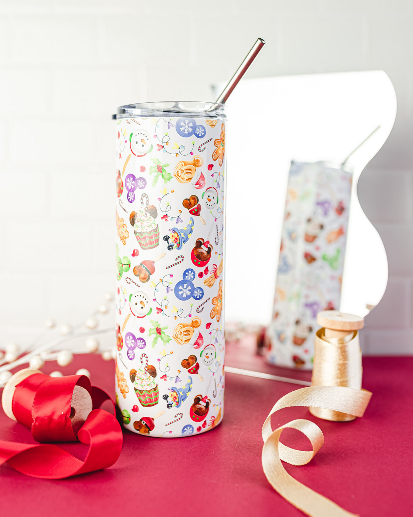 Holiday Skinny Tumbler