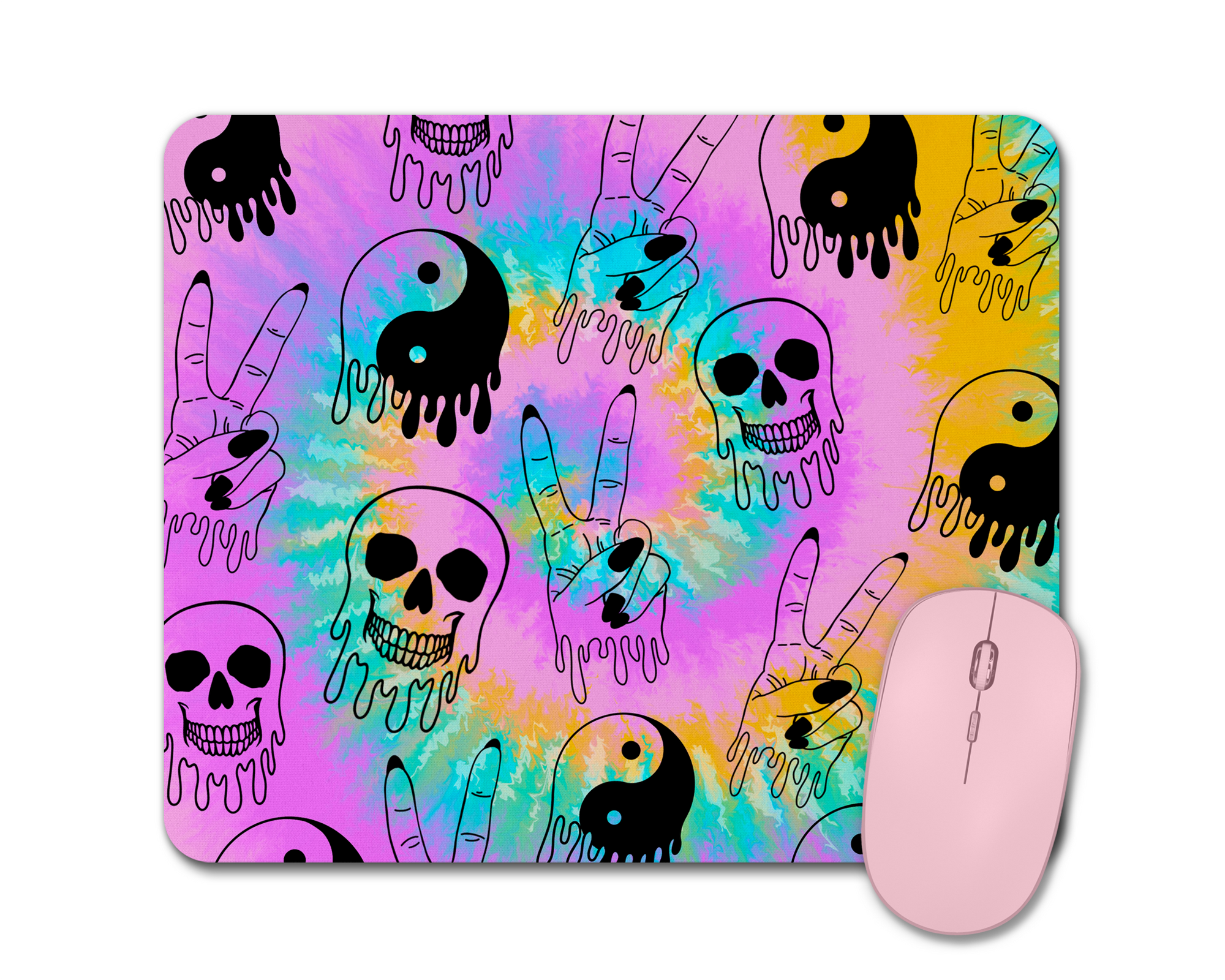 Drippy Tie Dye Mouse Pad