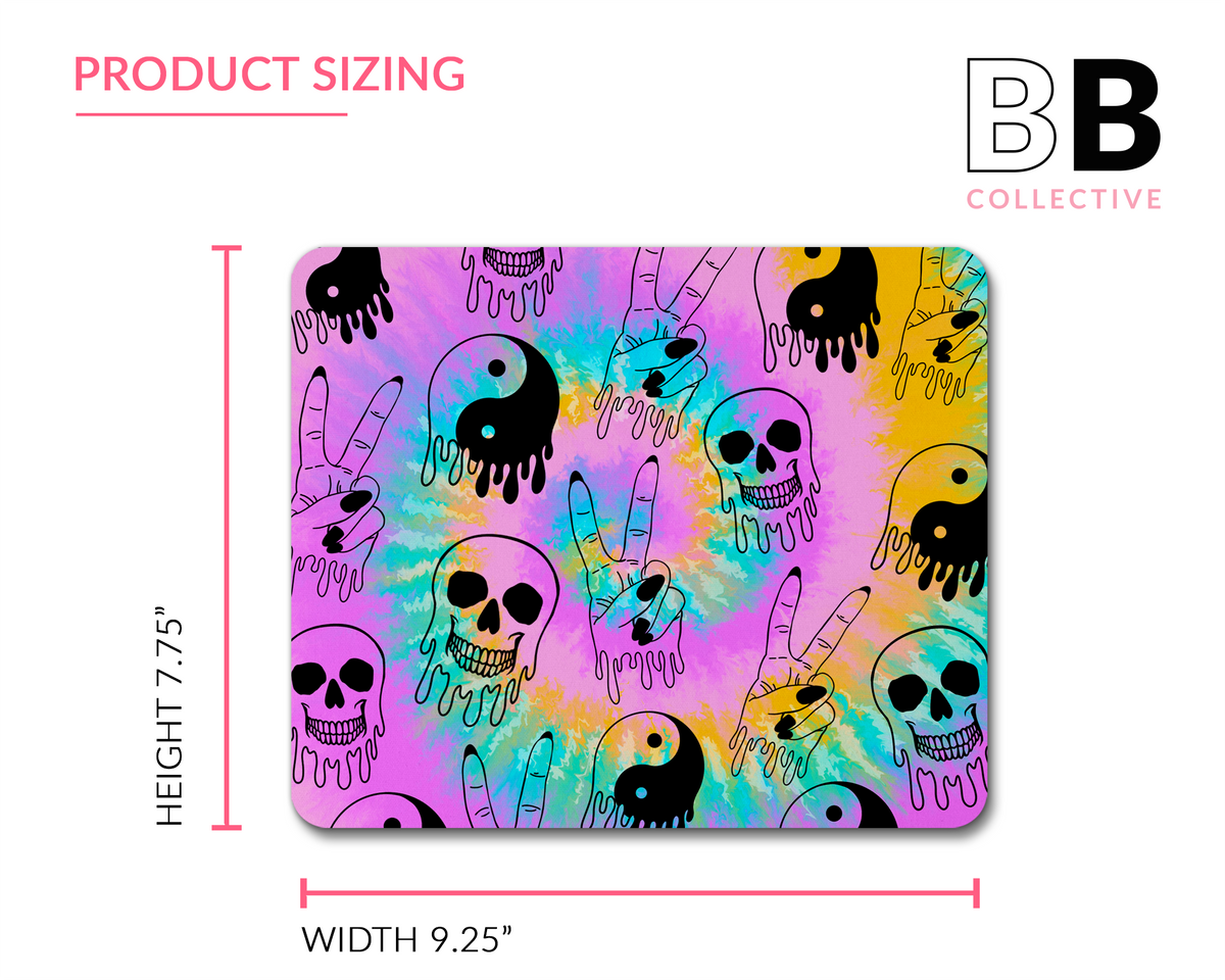 Drippy Tie Dye Mouse Pad