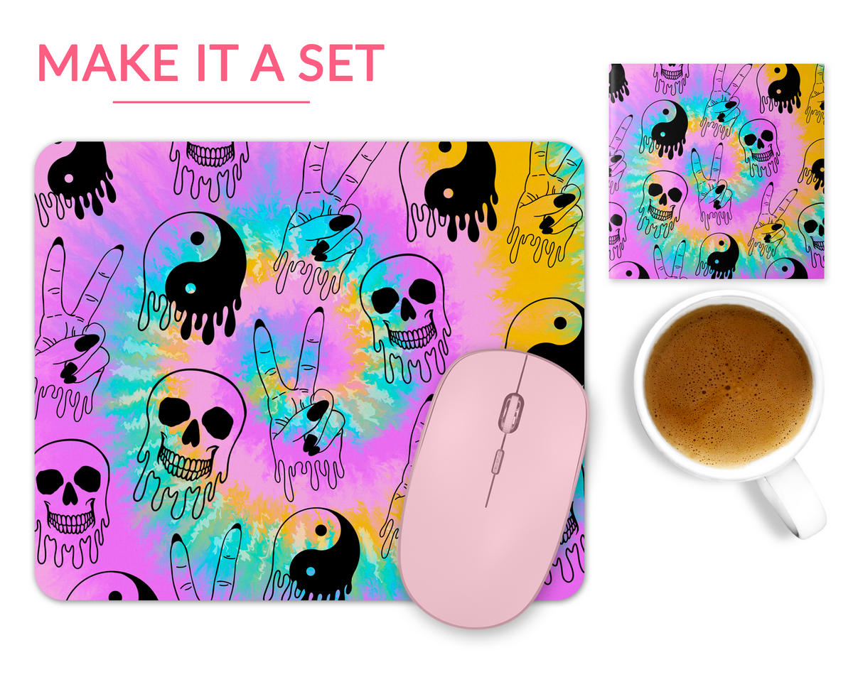 Drippy Tie Dye Mouse Pad