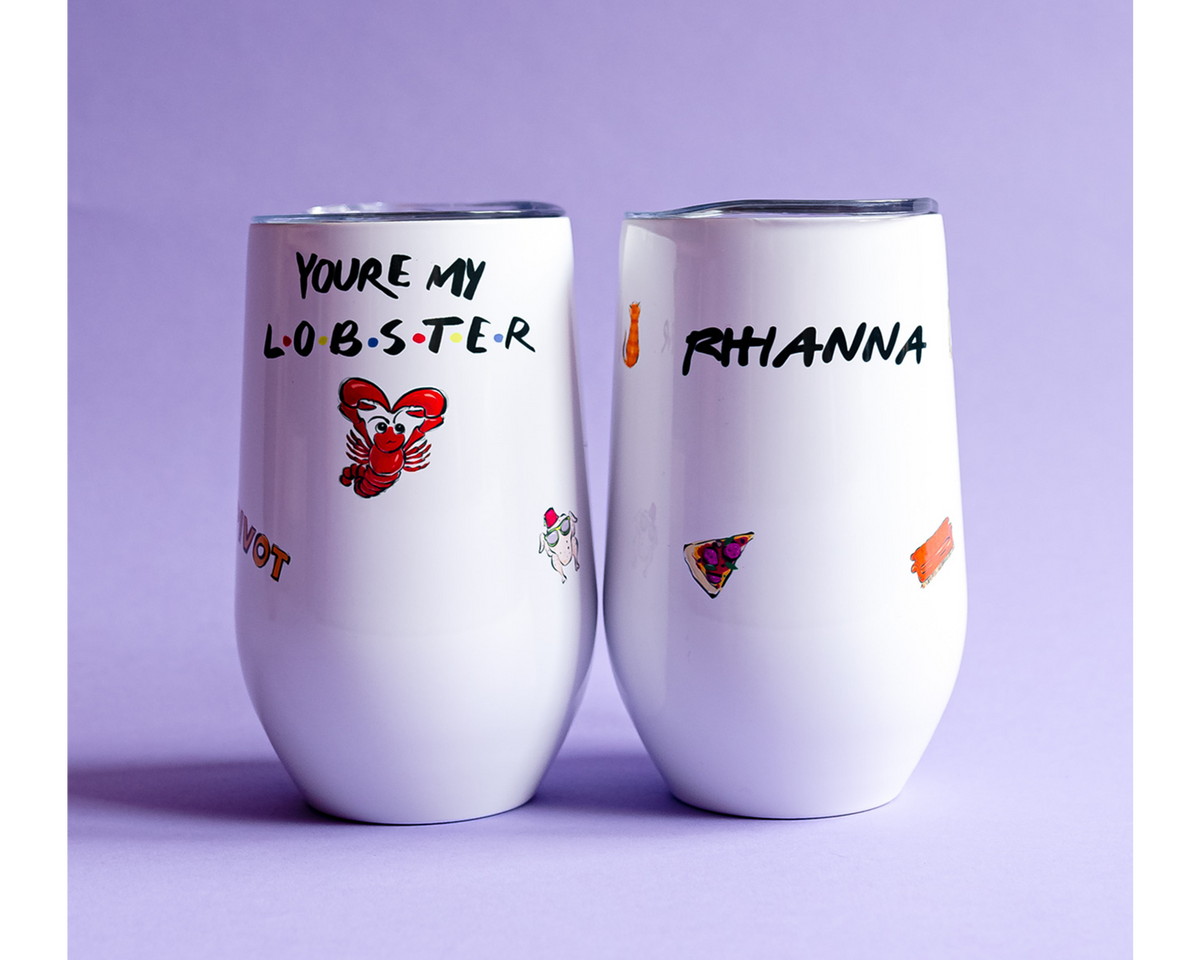 You&#39;re My Lobster Wine Tumbler Set