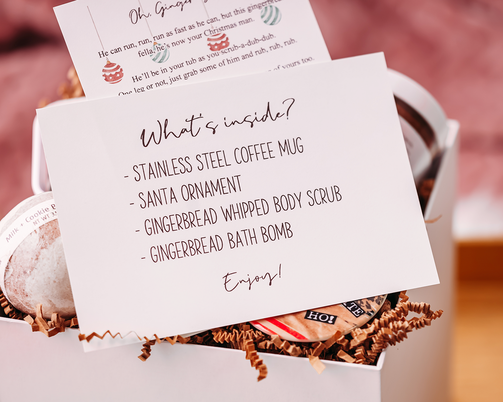 Gingerbread Man Gift Set