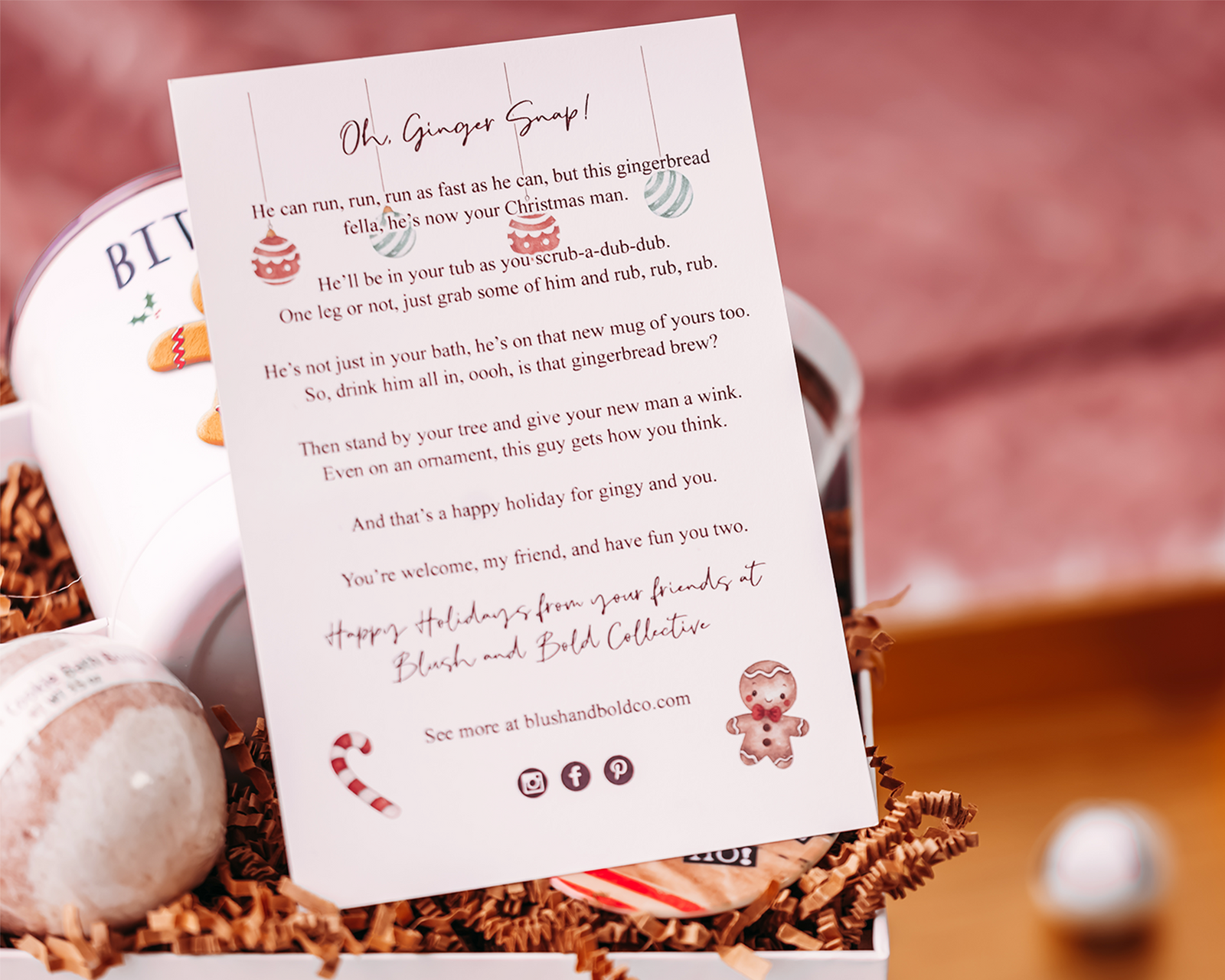 Gingerbread Man Gift Set