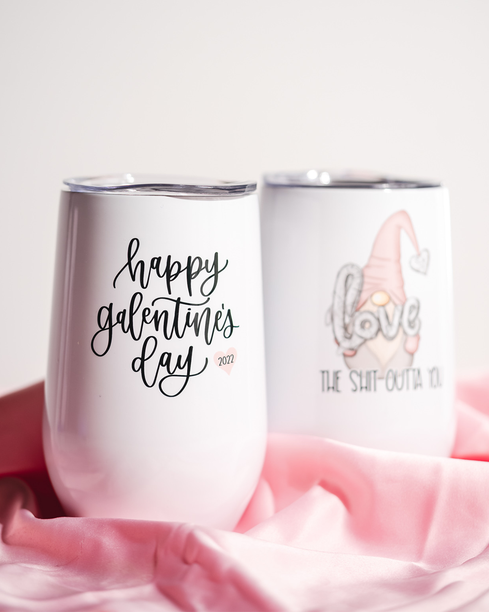 Love The Shit Outta You Wine Tumbler