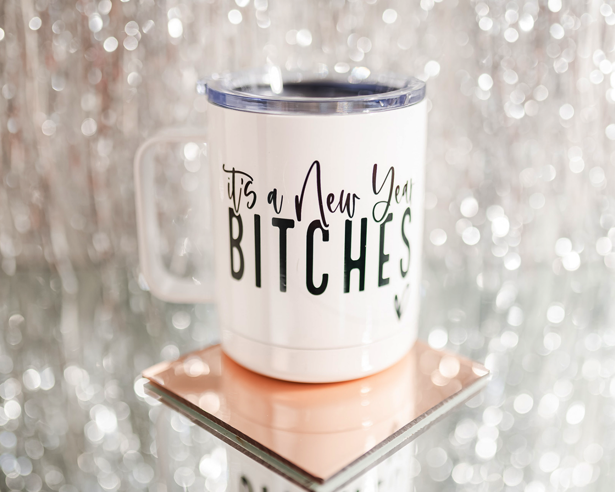 New Year Metal Mug