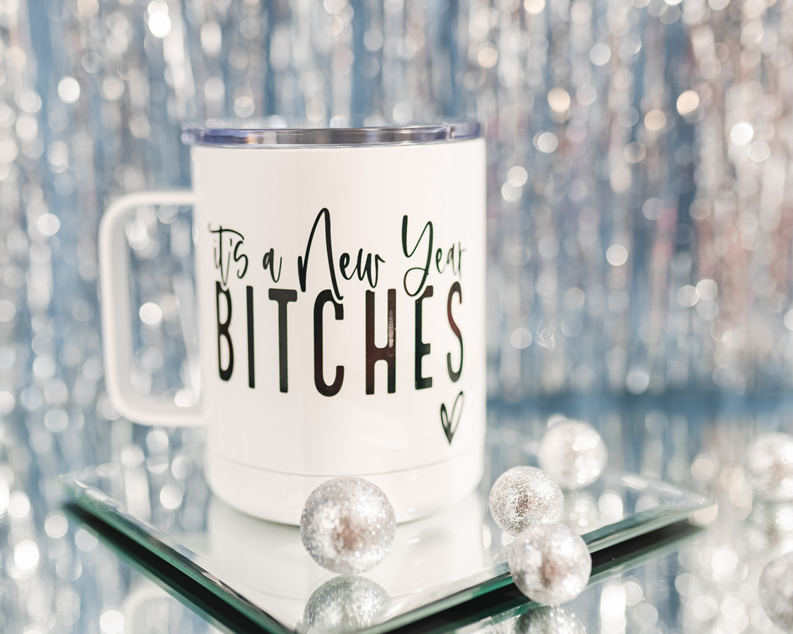 New Year Metal Mug