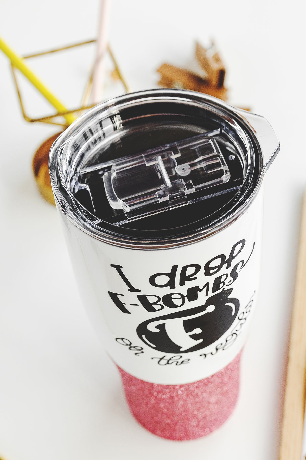 I Drop F Bombs Stainless Steel Tumbler