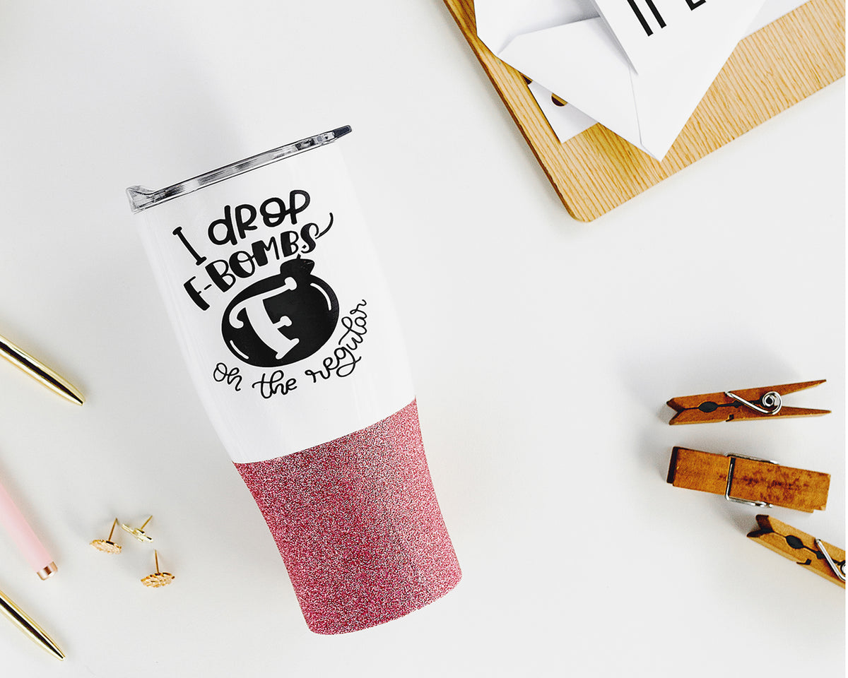 I Drop F Bombs Stainless Steel Tumbler