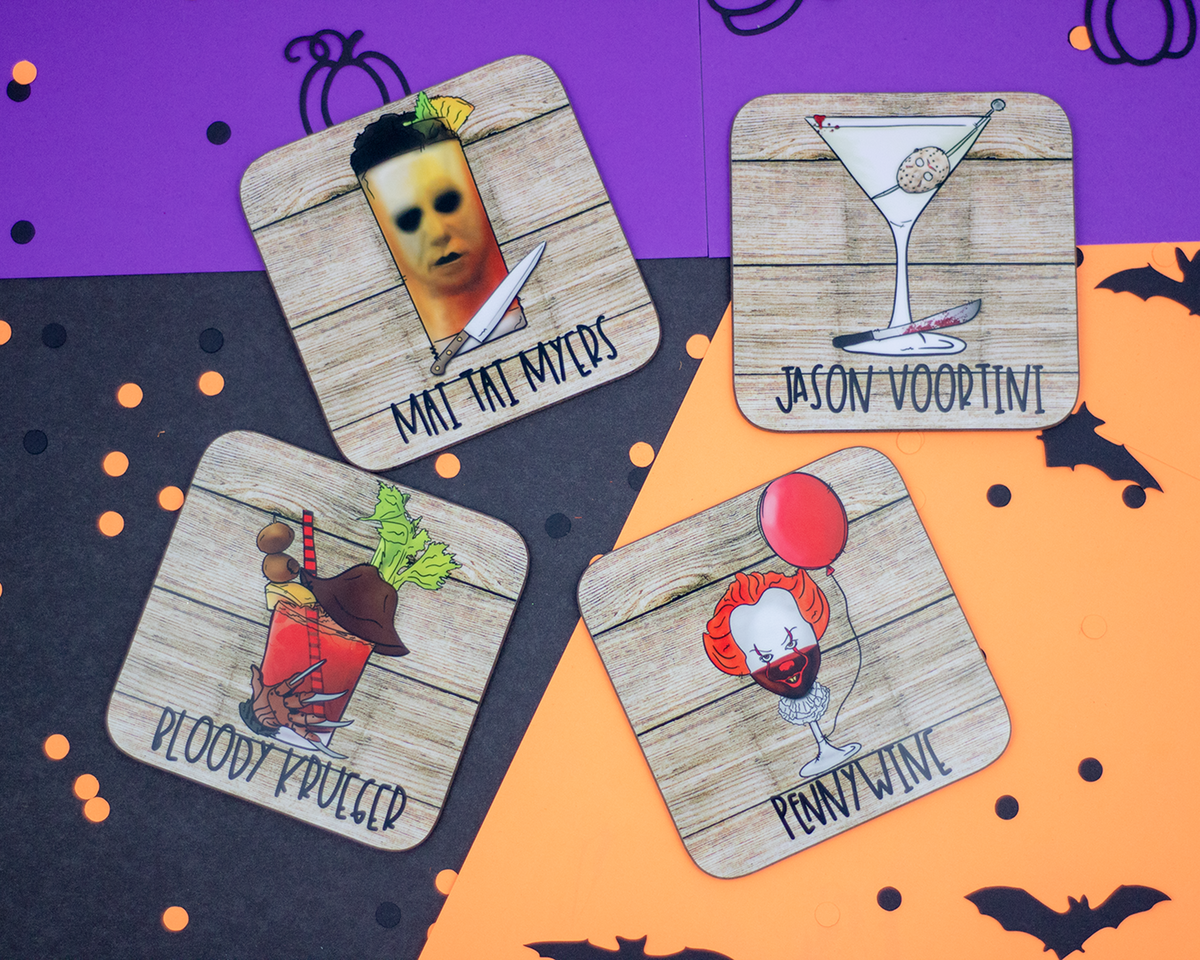 Classic Horror Movie Coasters