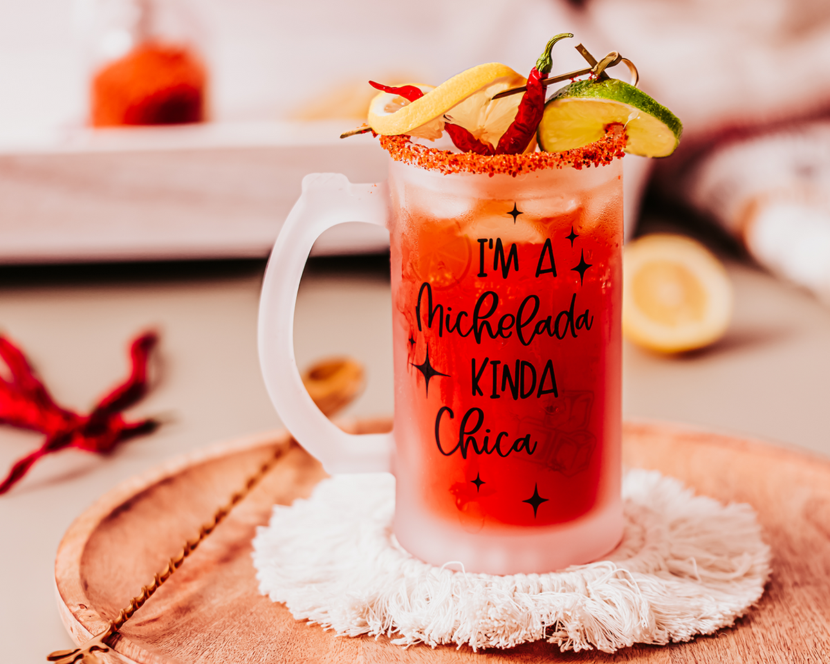 Michelada Chica Beer Mug