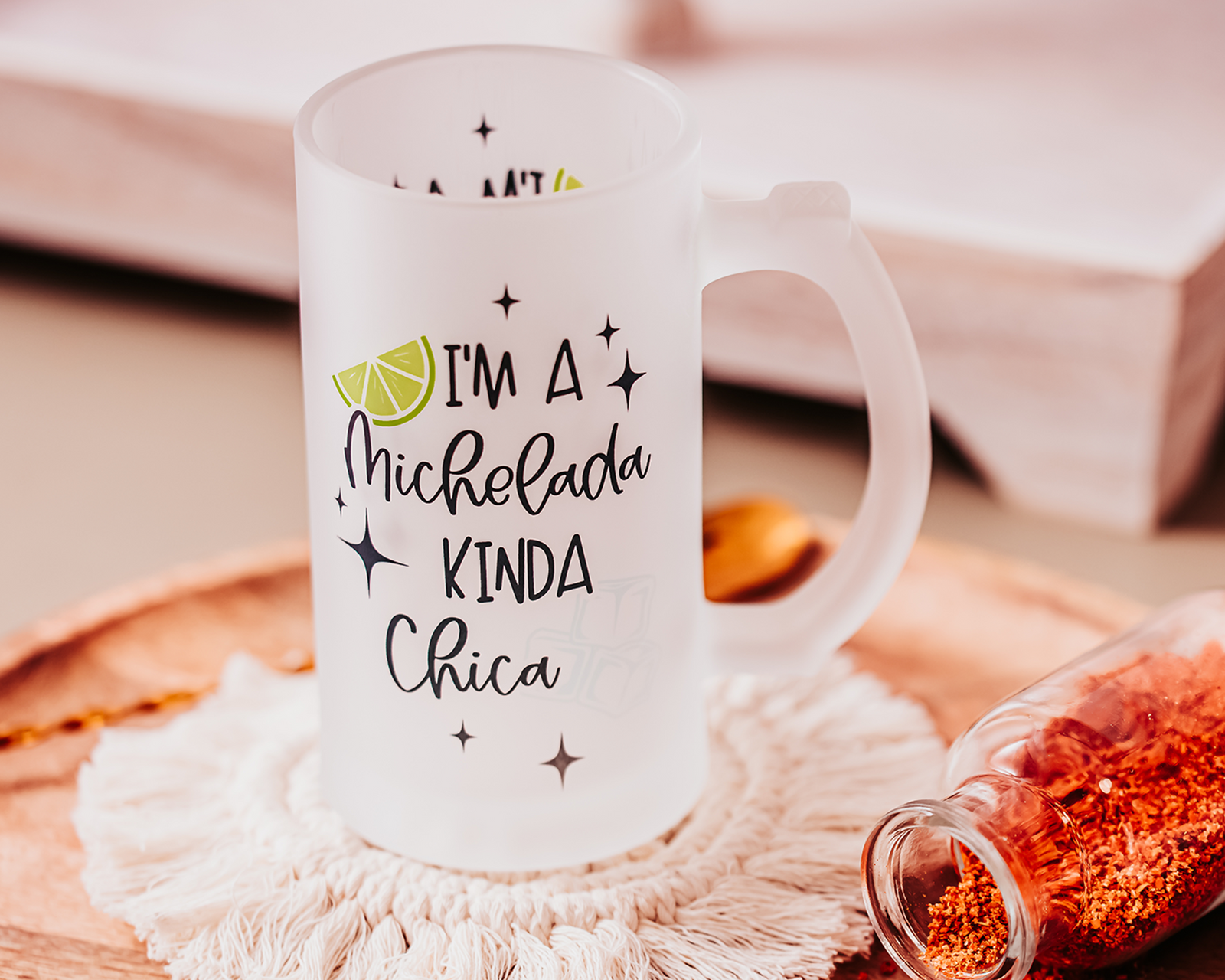 Michelada Chica Beer Mug