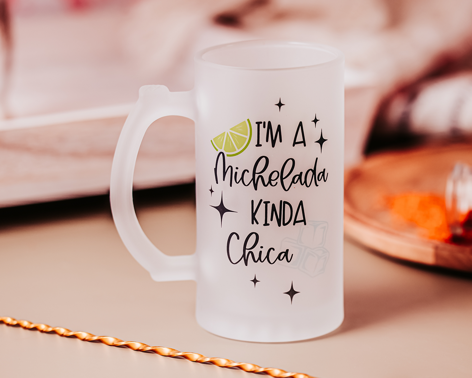 Michelada Chica Beer Mug