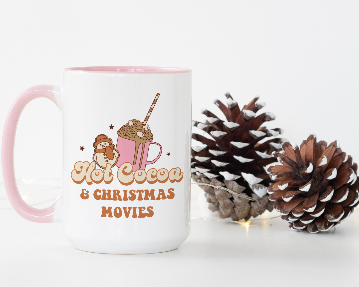 Hot Cocoa &amp; Christmas Movies Mug