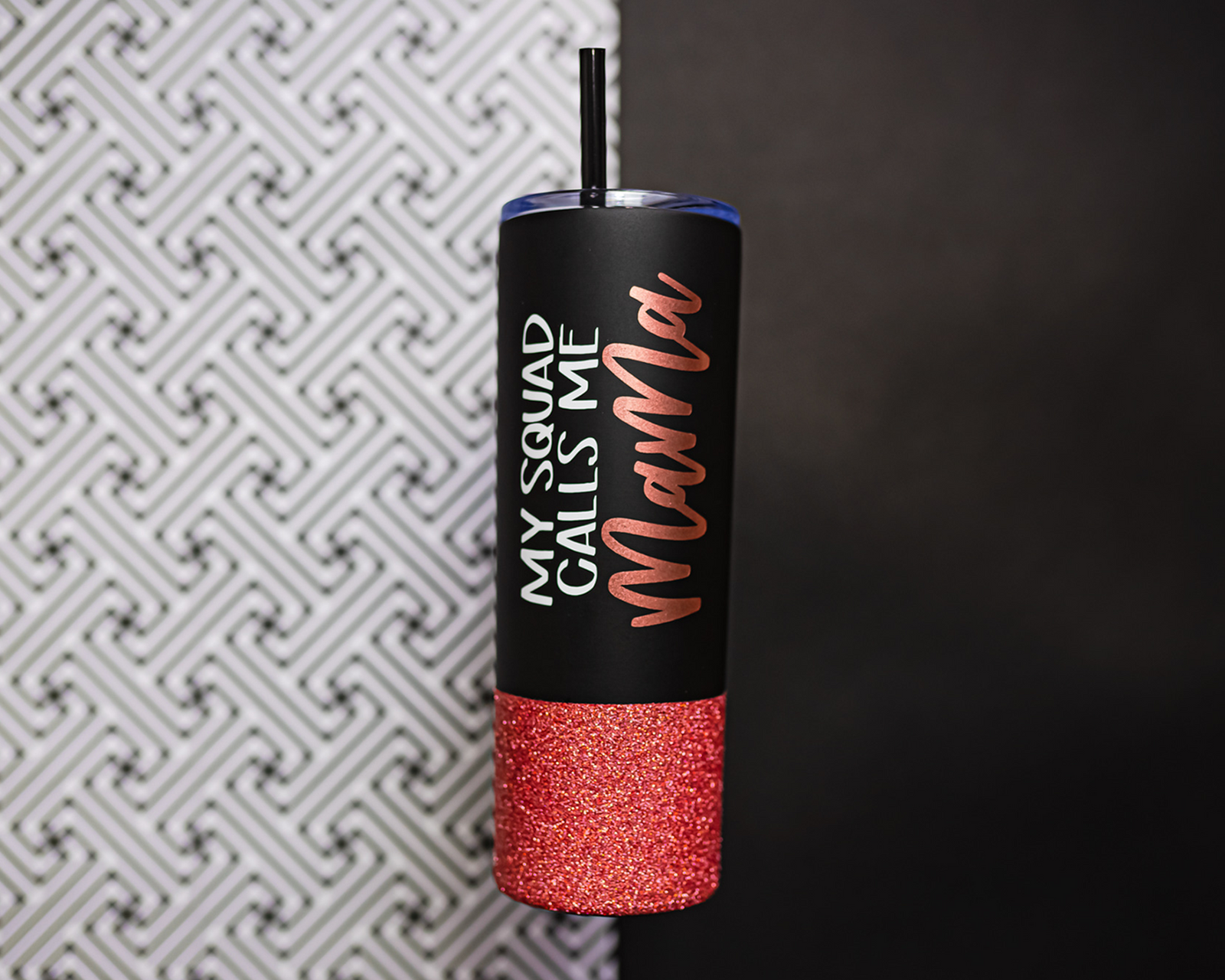 My Squad Calls Me Mama Skinny Tumbler