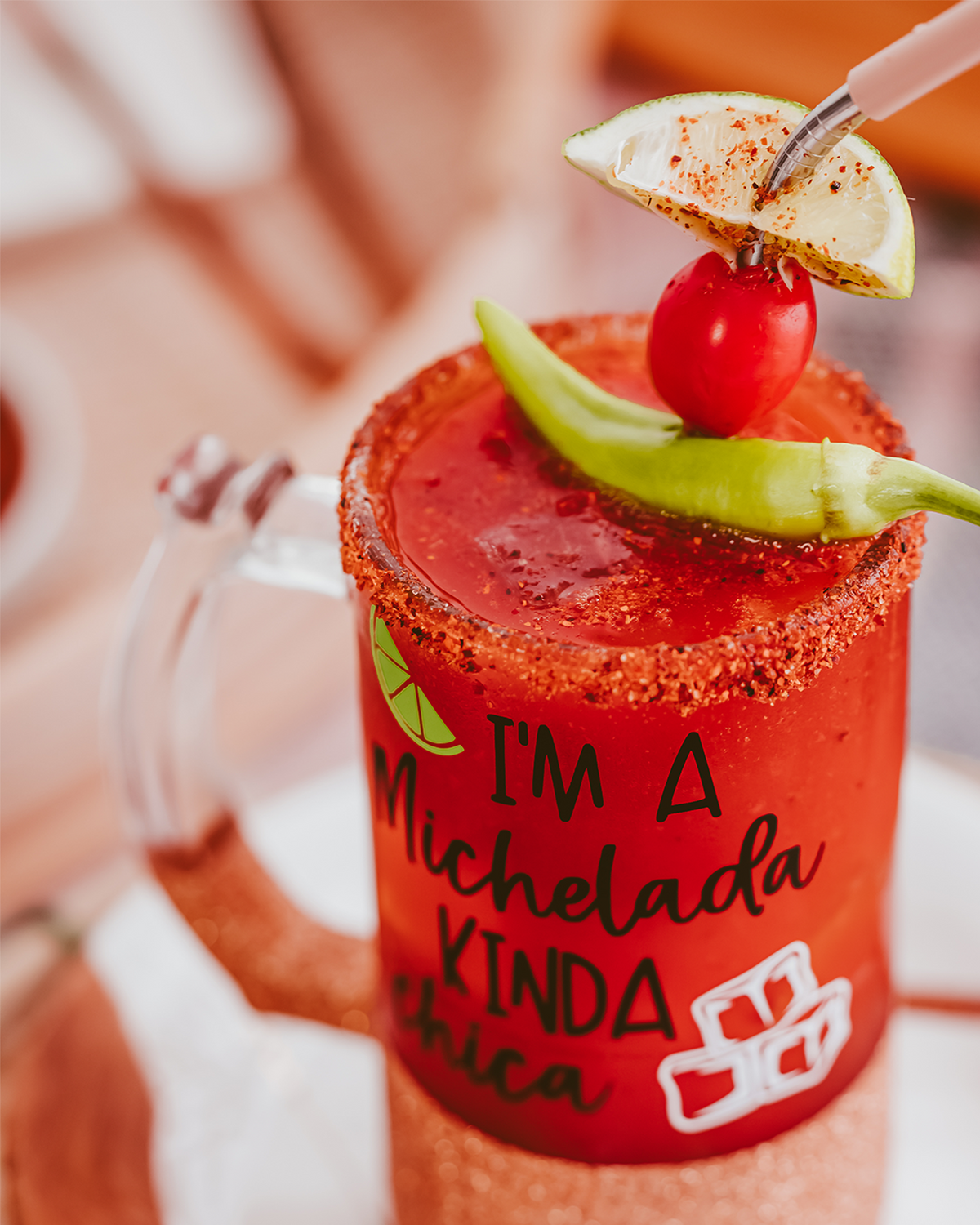 I'm a Michelada Kinda Chica Beer Mug